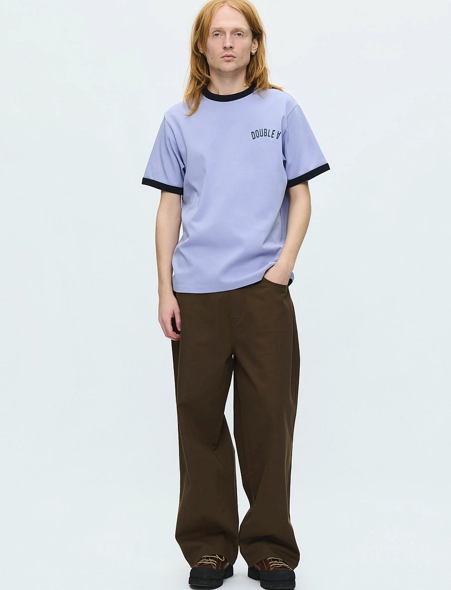 WOOD WOOD - WWParker tee arhie 25214 - kortærmede t-shirts - persian violet - 3