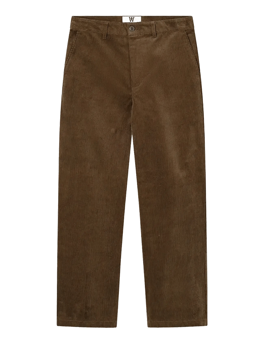 WOOD WOOD - WWSilas trousers 25258 - pantalons décontractés - desert palm - 1