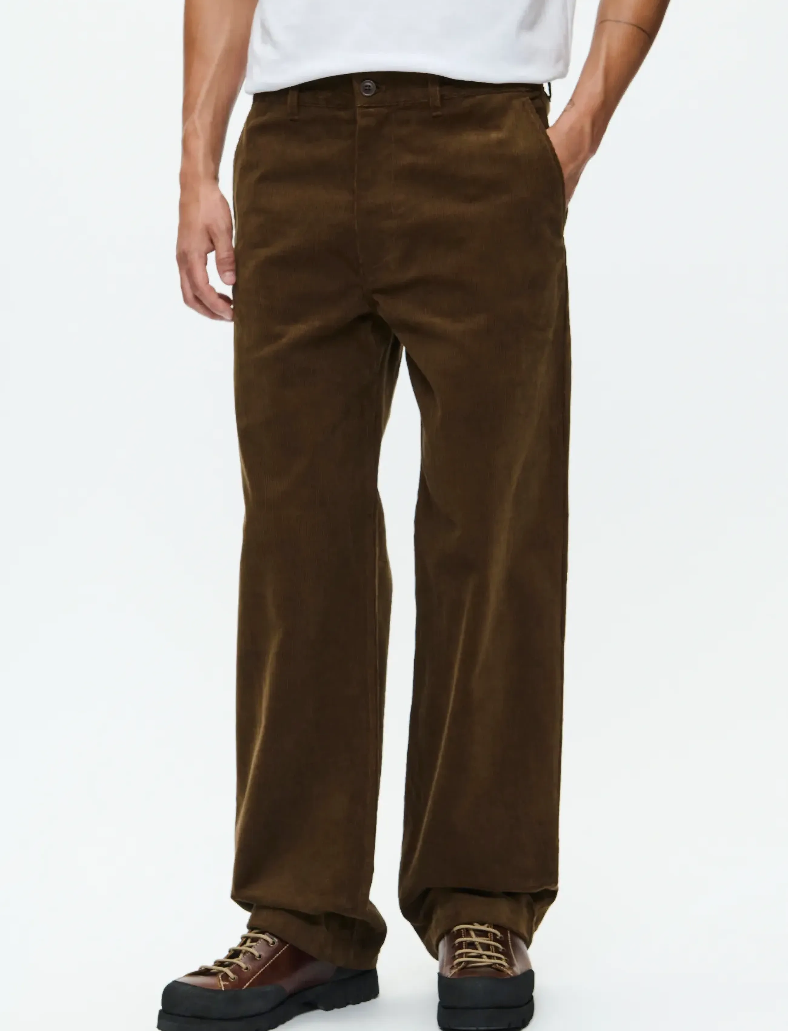 WOOD WOOD WWSilas trousers 25258 - Tøj - DESERT PALM / brown