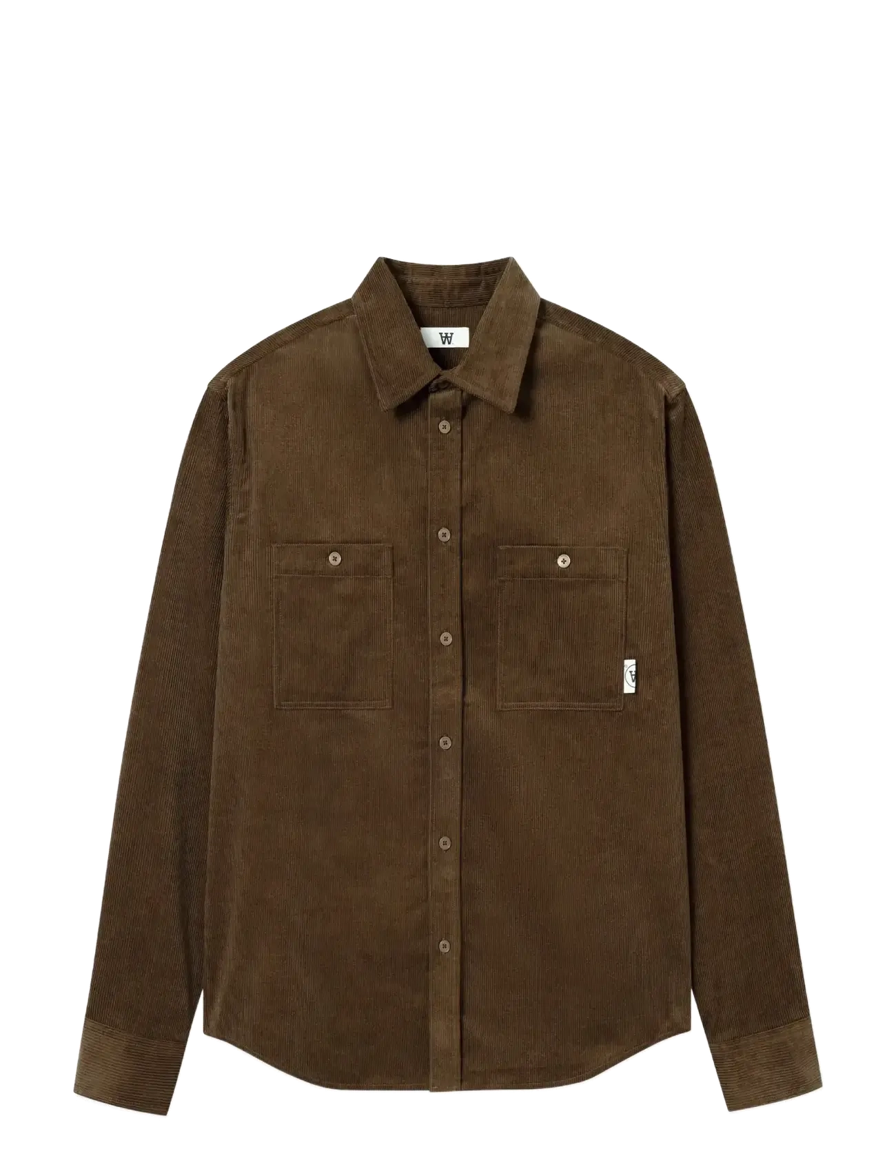 WOOD WOOD WWCooper overshirt 25258 - Skjorter - DESERT PALM / brown
