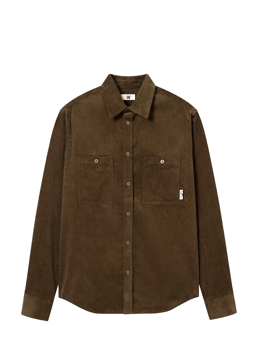 WOOD WOOD - WWCooper overshirt 25258 - desert palm - 1