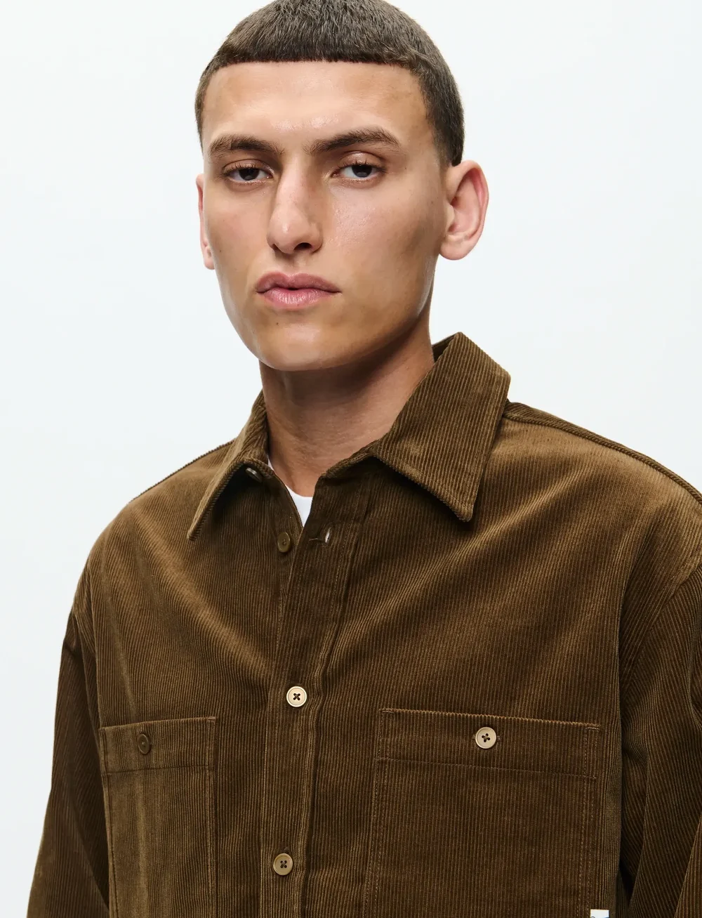 WOOD WOOD - WWCooper overshirt 25258 - fløjlsskjorter - desert palm - 2