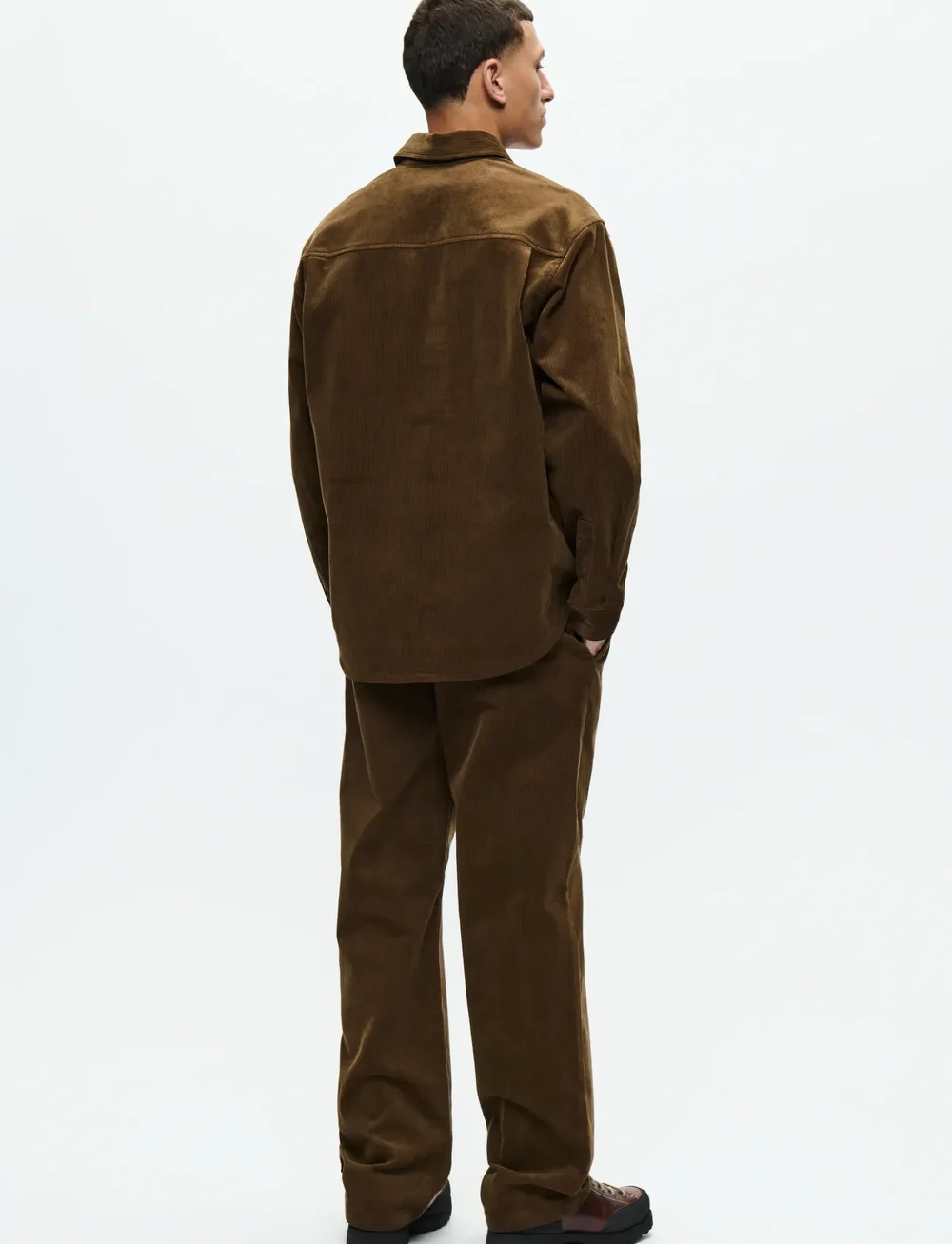 WOOD WOOD - WWCooper overshirt 25258 - fløjlsskjorter - desert palm - 4