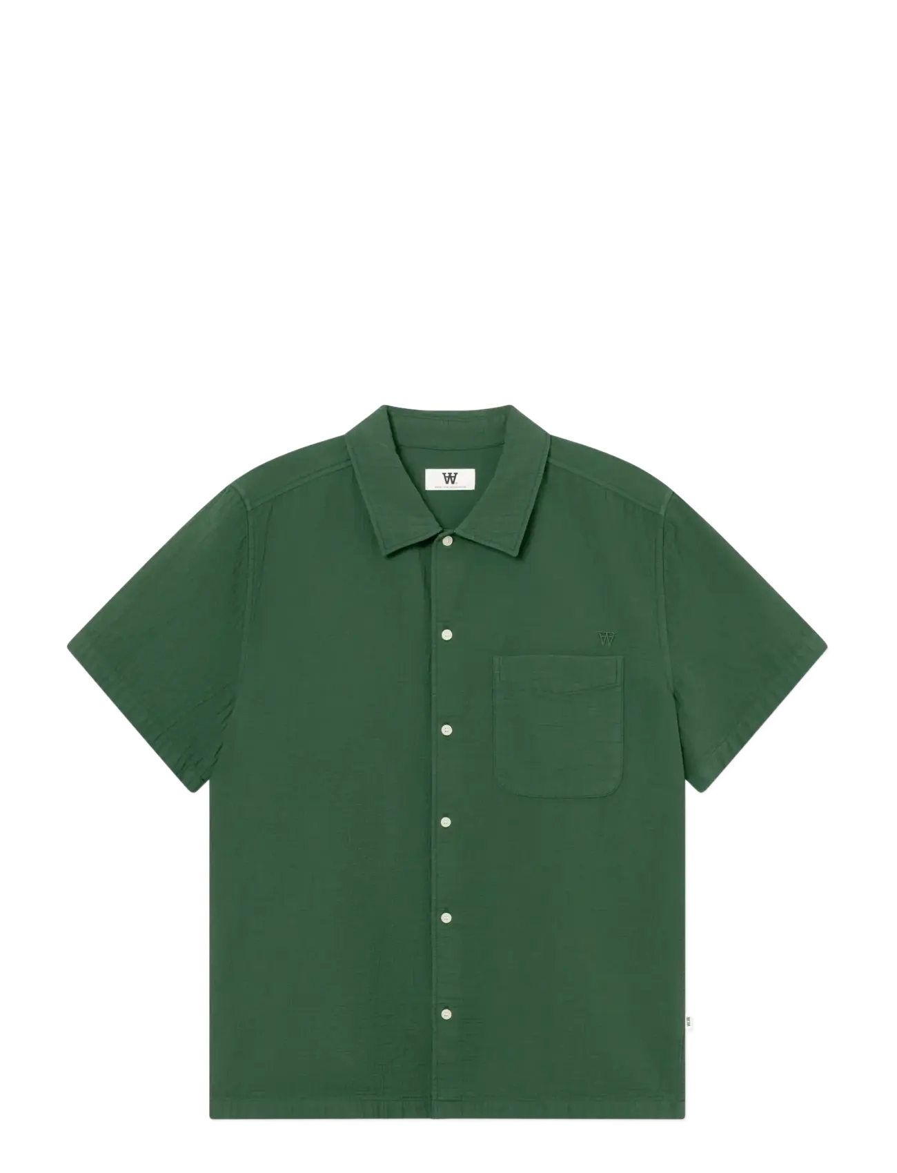 WOOD WOOD - WWAdrian SS shirt 25426 - chemises à manches courtes - eden - 1
