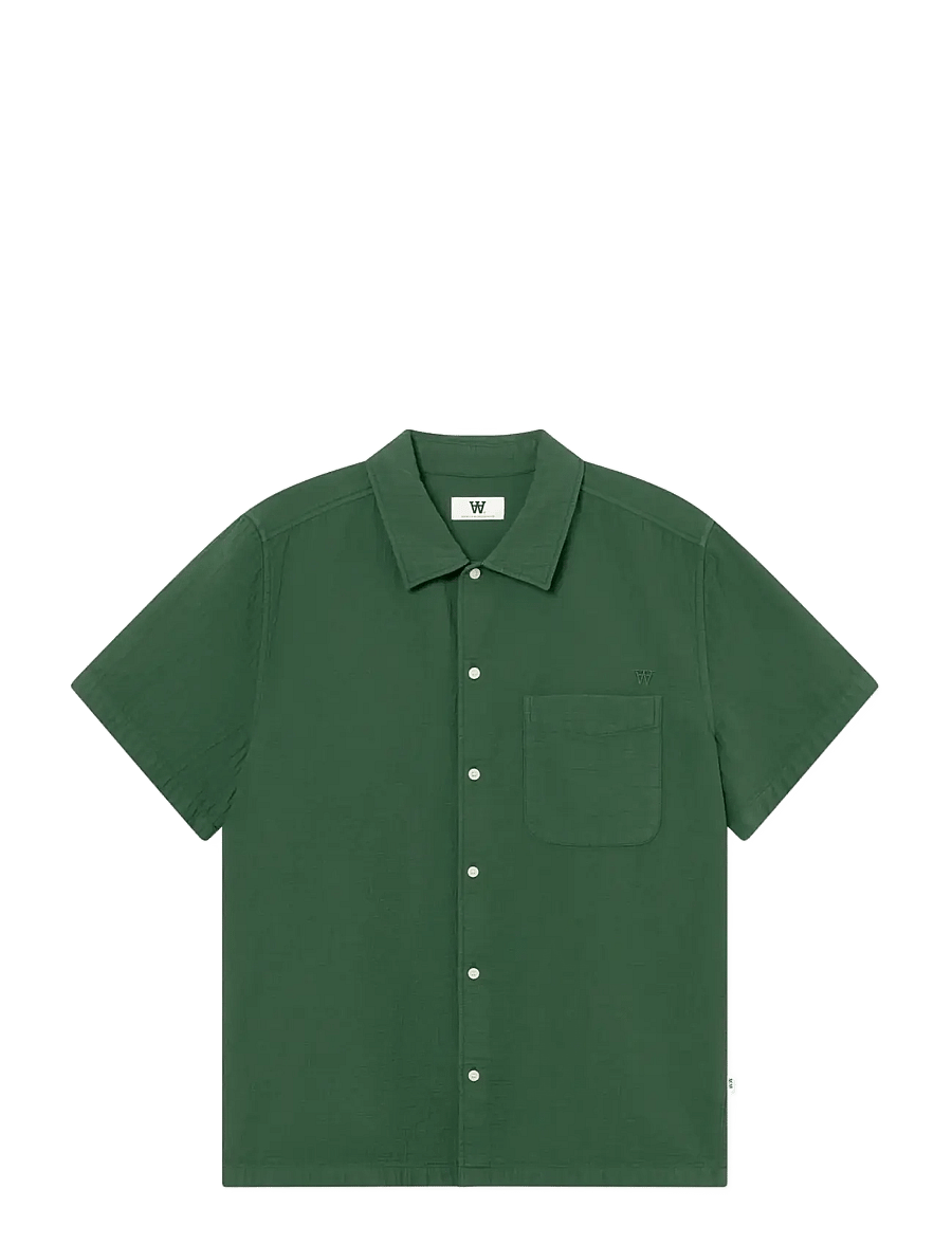 WOOD WOOD - WWAdrian SS shirt 25426 - kurzarmhemden - eden - 1