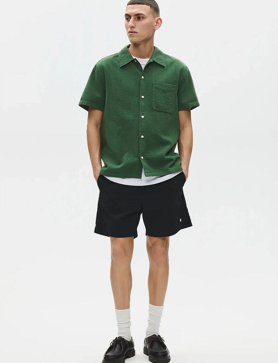 WOOD WOOD - WWAdrian SS shirt 25426 - kurzarmhemden - eden - 2