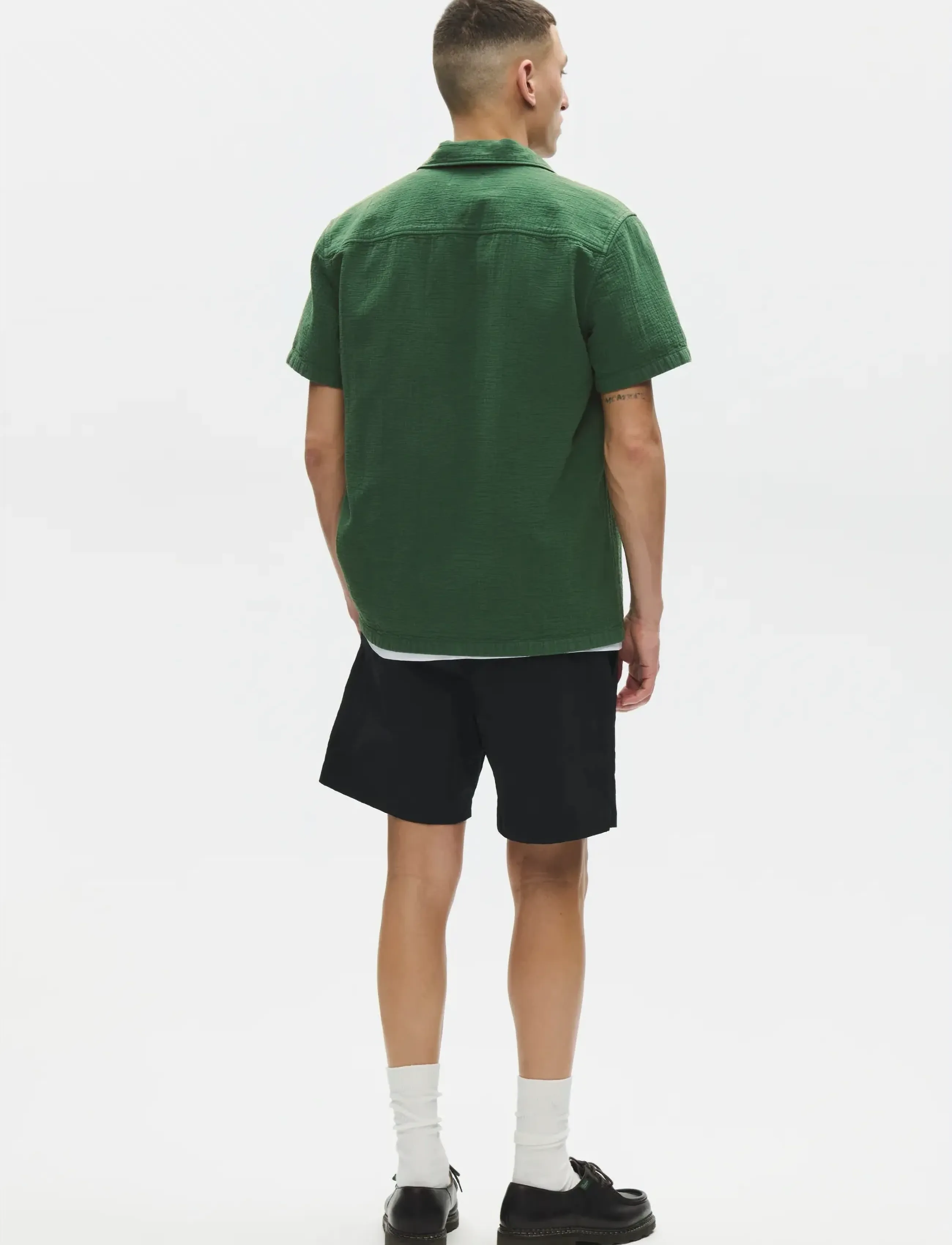 WOOD WOOD - WWAdrian SS shirt 25426 - chemises à manches courtes - eden - 3