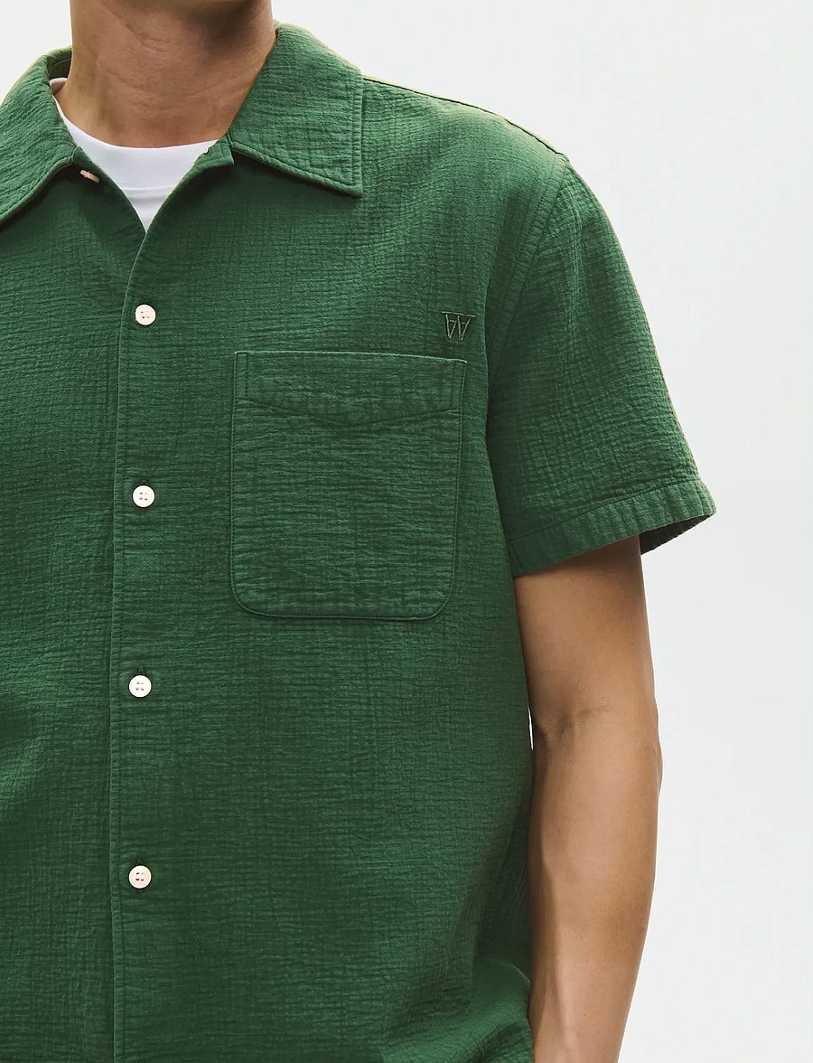 WOOD WOOD - WWAdrian SS shirt 25426 - kurzarmhemden - eden - 4