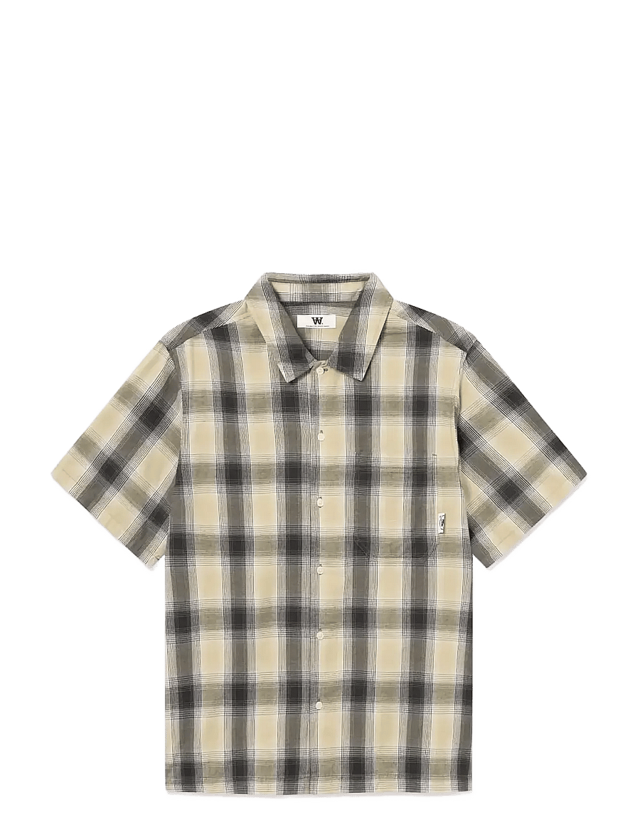 WOOD WOOD - WWCooper SS shirt 25433 - checkered shirts - eden check - 0