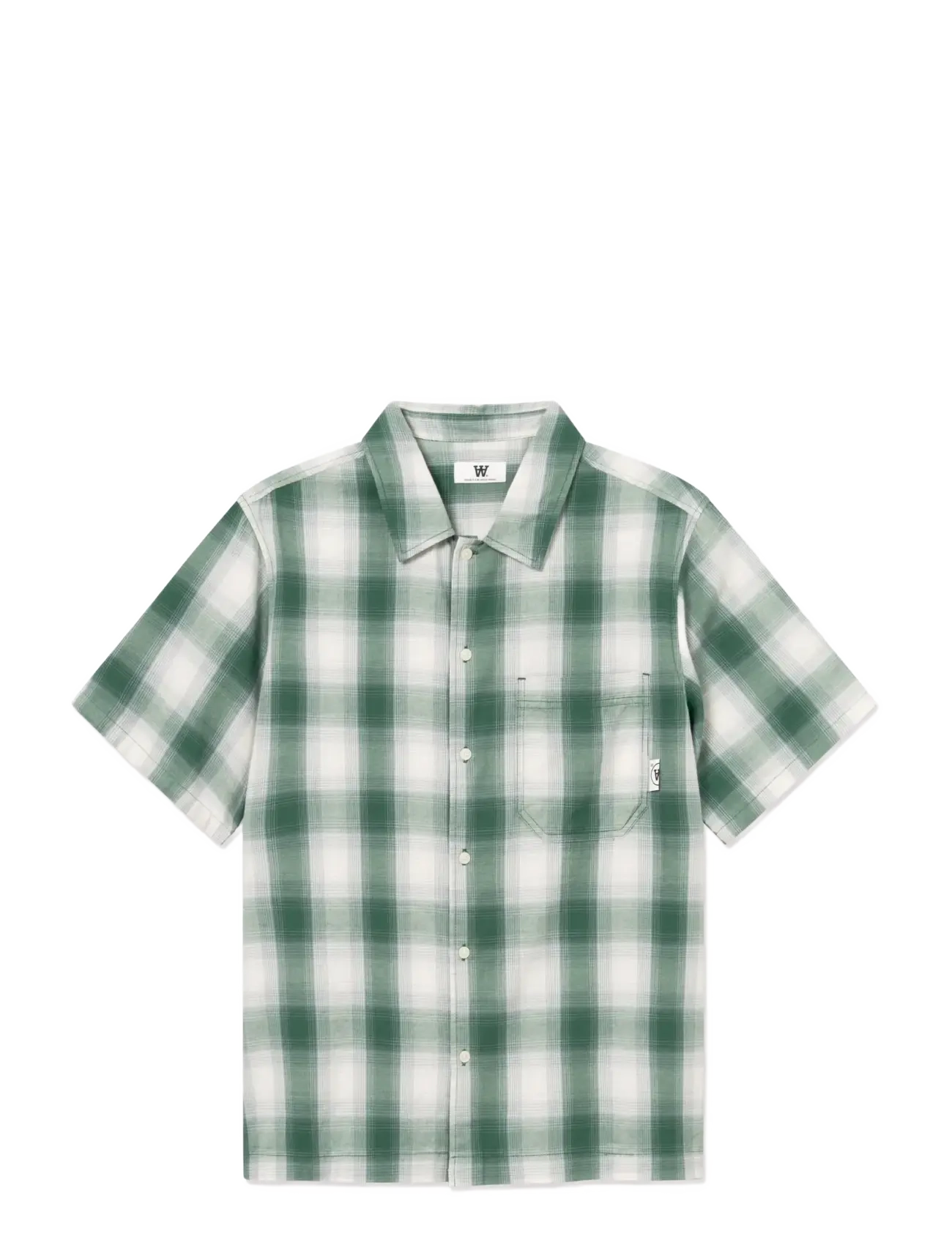 WOOD WOOD - WWCooper SS shirt 25433 - ternede skjorter - eden check - 1