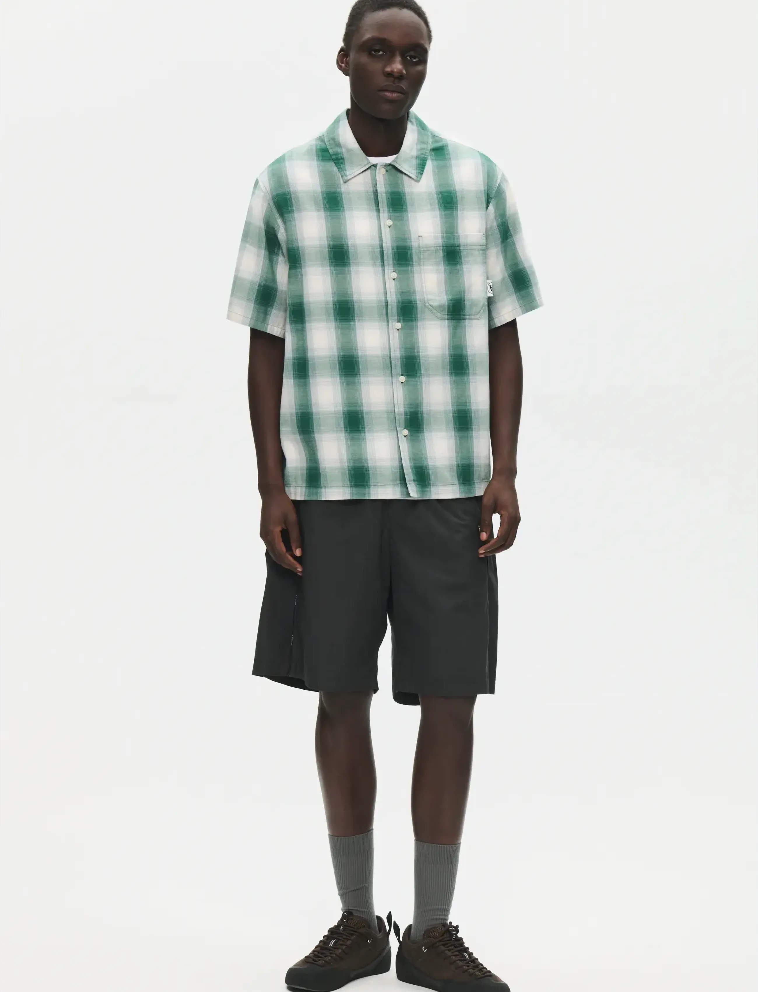 WOOD WOOD - WWCooper SS shirt 25433 - ternede skjorter - eden check - 4