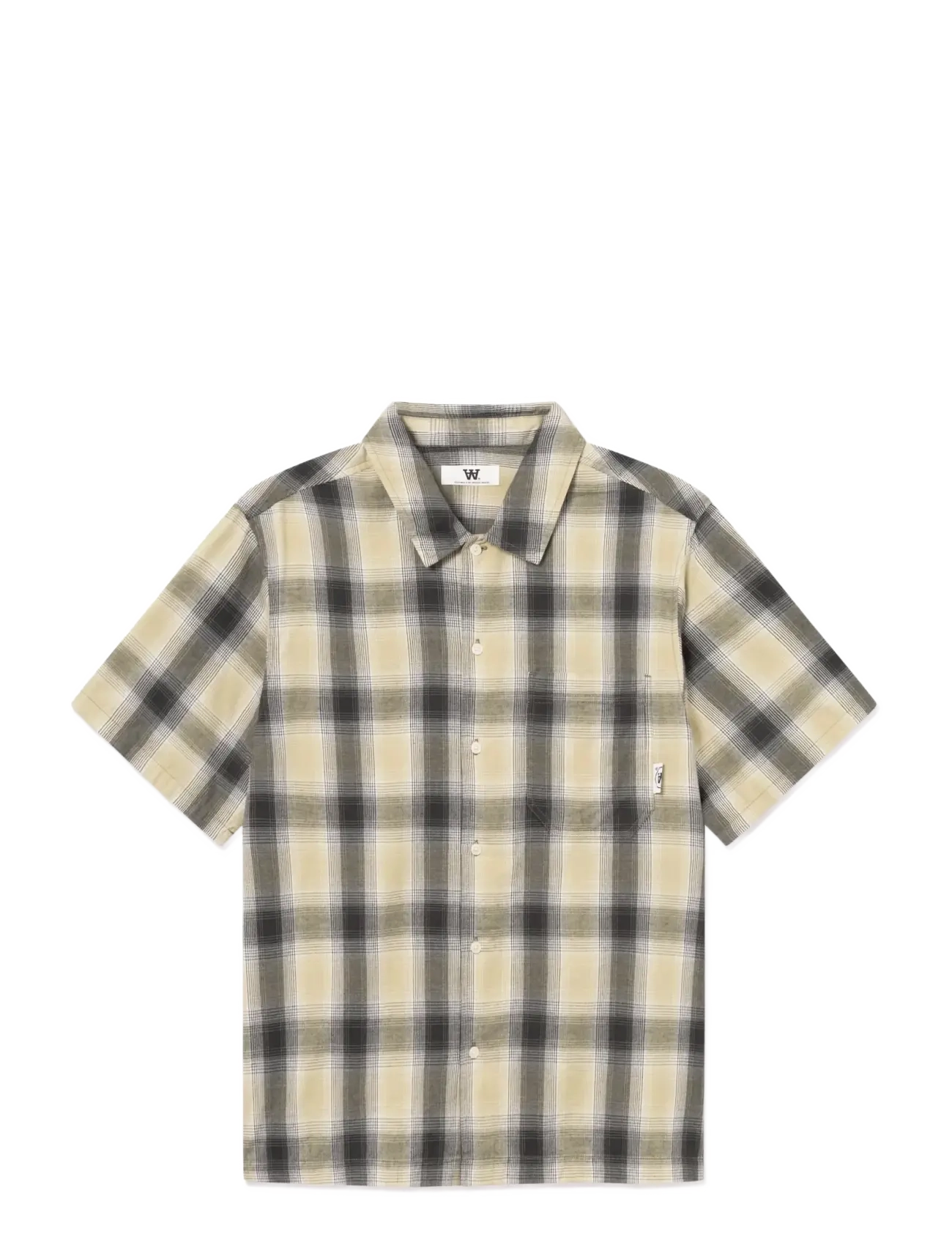 PALE OLIVE GREEN CHECK