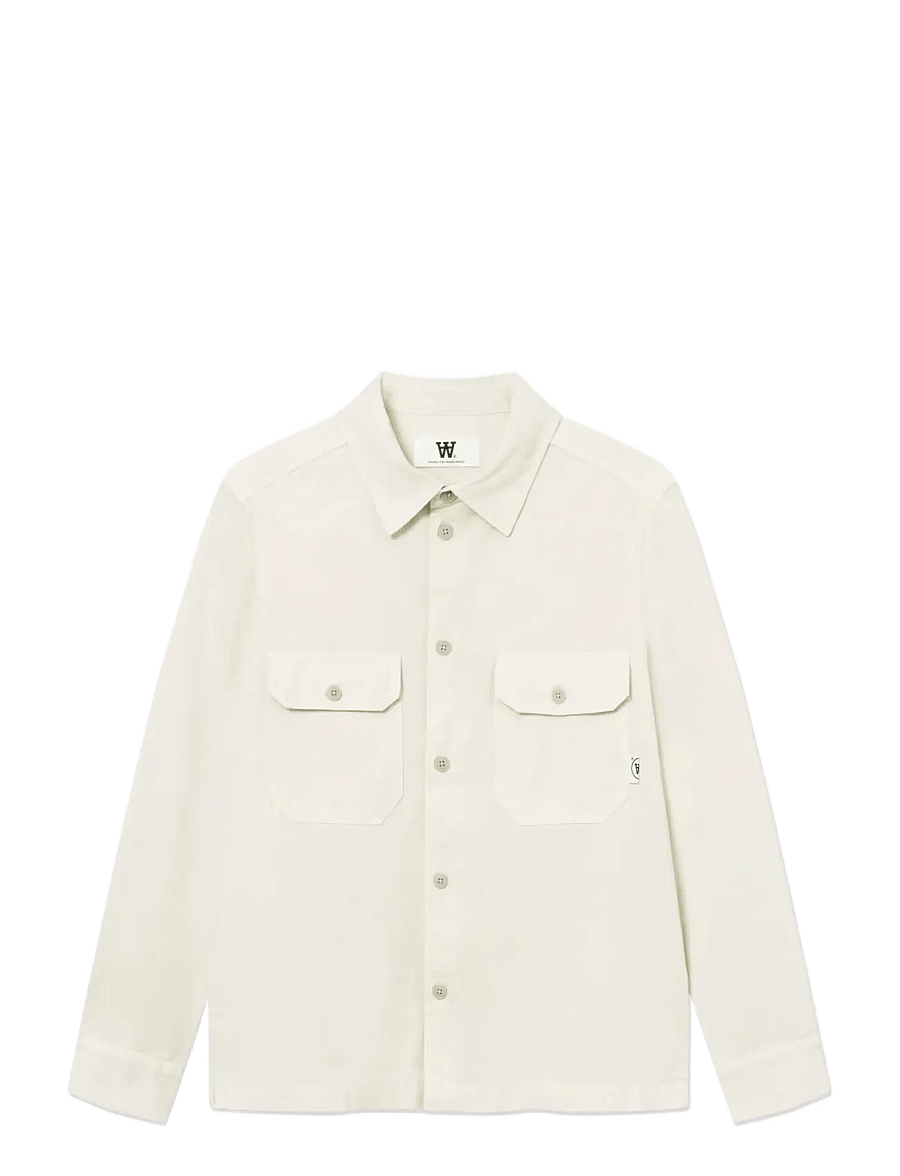 WOOD WOOD - WWClay overshirt 25427 - shop efter stil - silver birch - 1