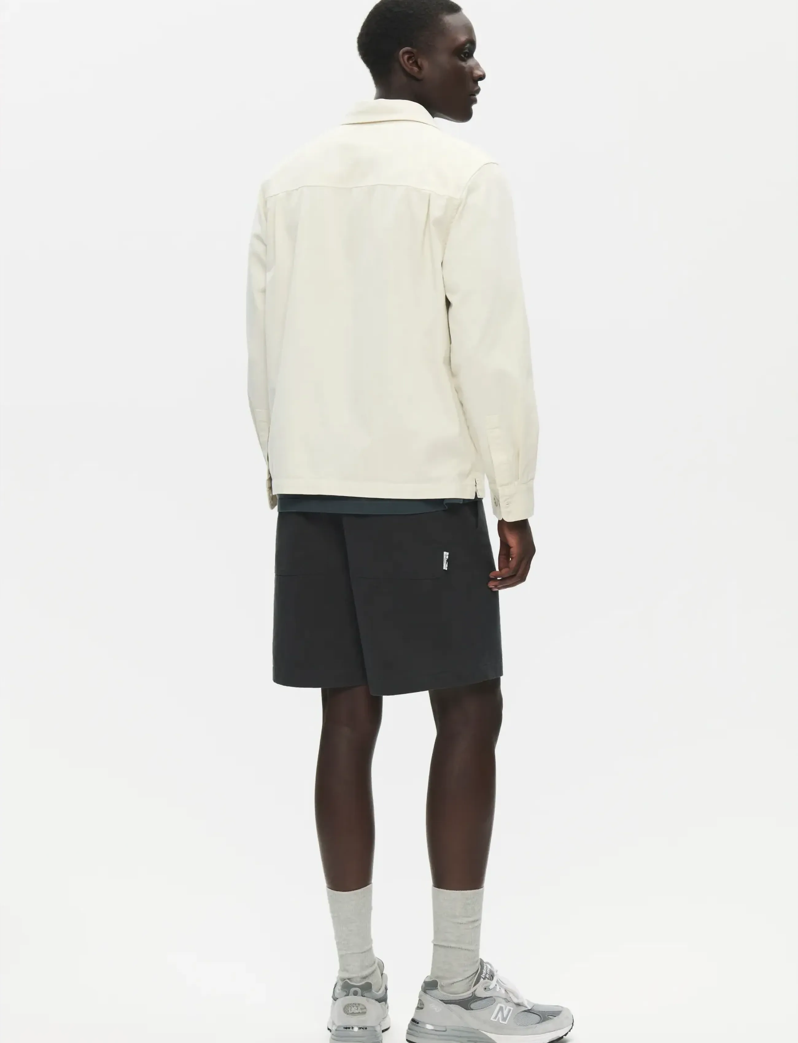WOOD WOOD - WWClay overshirt 25427 - feriefavoritter - silver birch - 2