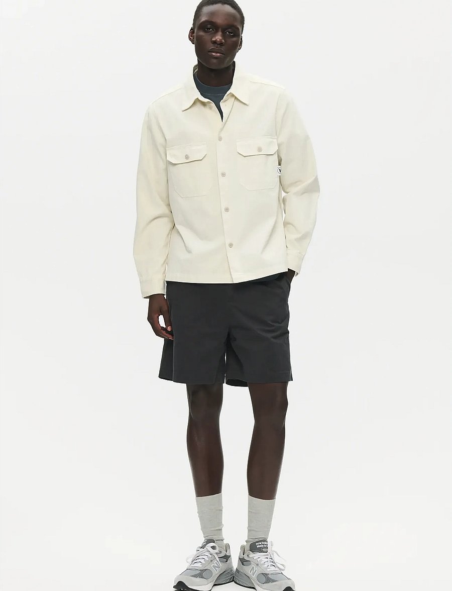 WOOD WOOD - WWClay overshirt 25427 - shop efter stil - silver birch - 3