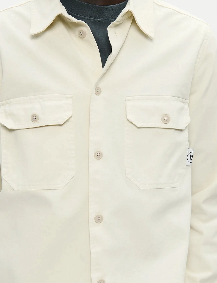 WOOD WOOD - WWClay overshirt 25427 - shop efter stil - silver birch - 4