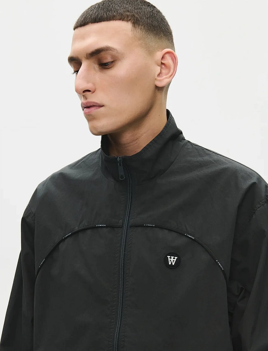 WOOD WOOD - WWFrankie X jacket 25428 - fall jackets - pirate black - 0