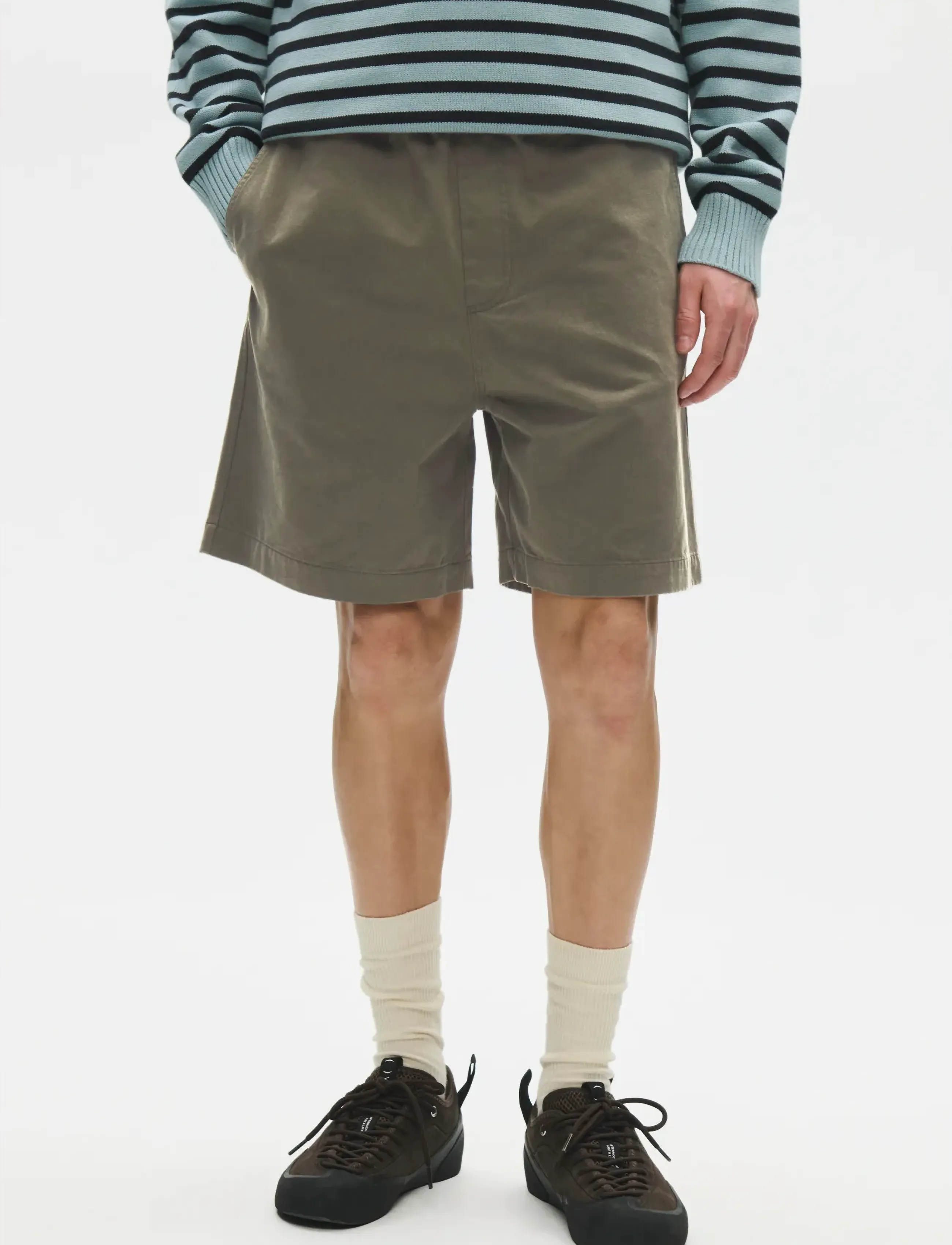 WOOD WOOD Wwlax Shorts 25435, S, Khaki green, Shorts > Afslappede Shorts, Herre