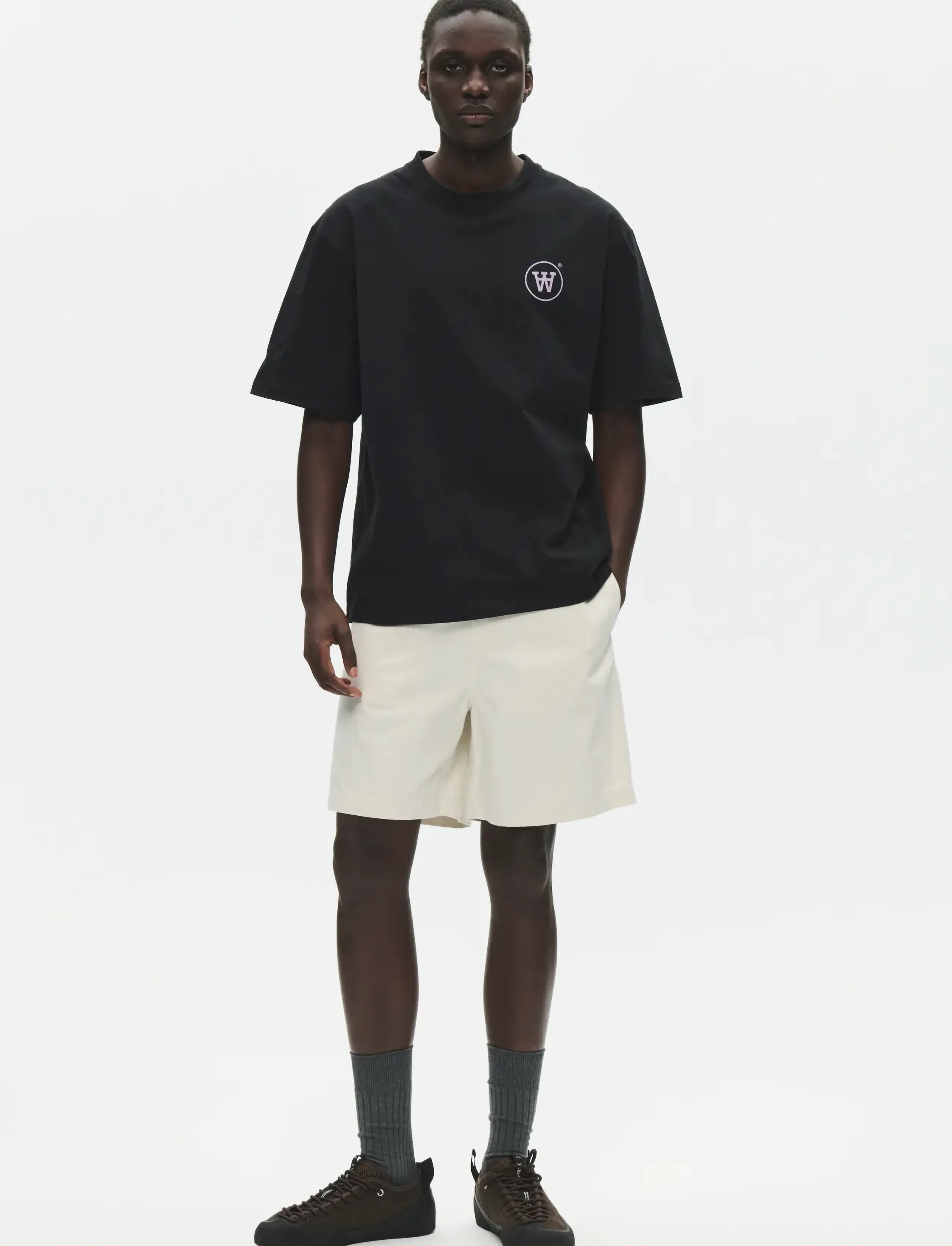 WOOD WOOD - WWLax shorts 25435 - casual shorts - silver birch - 3