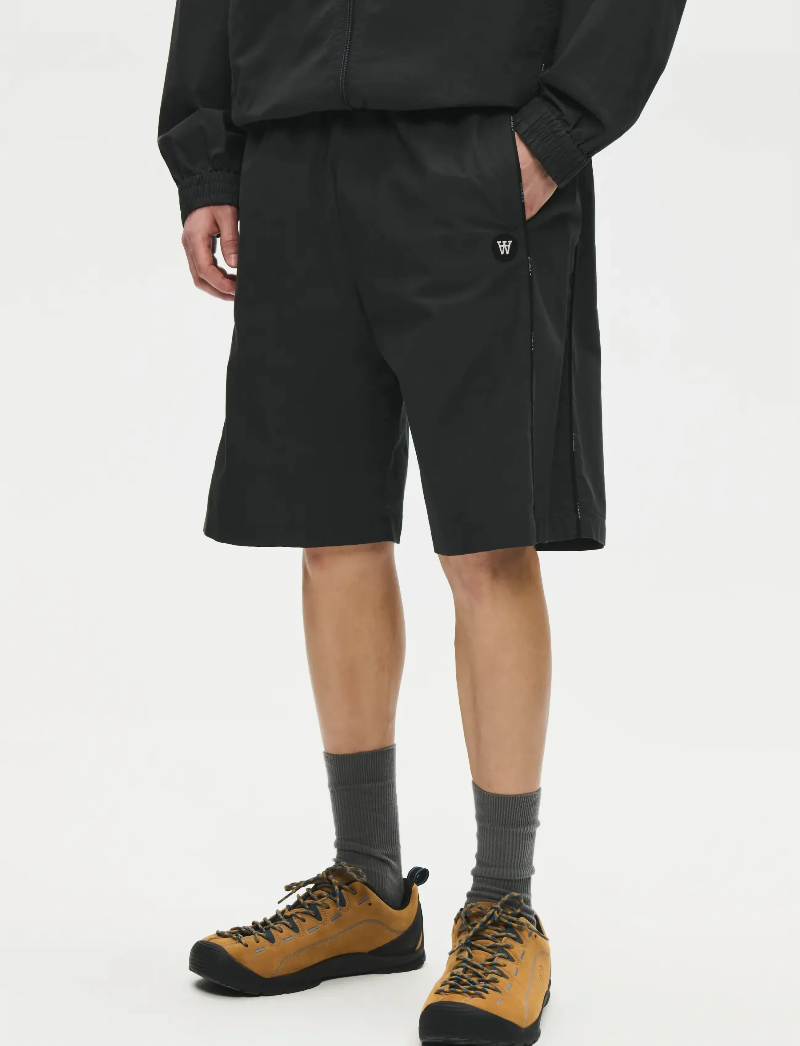WOOD WOOD Wwroberto X Shorts 25428, S, Black, Shorts > Afslappede Shorts, Herre