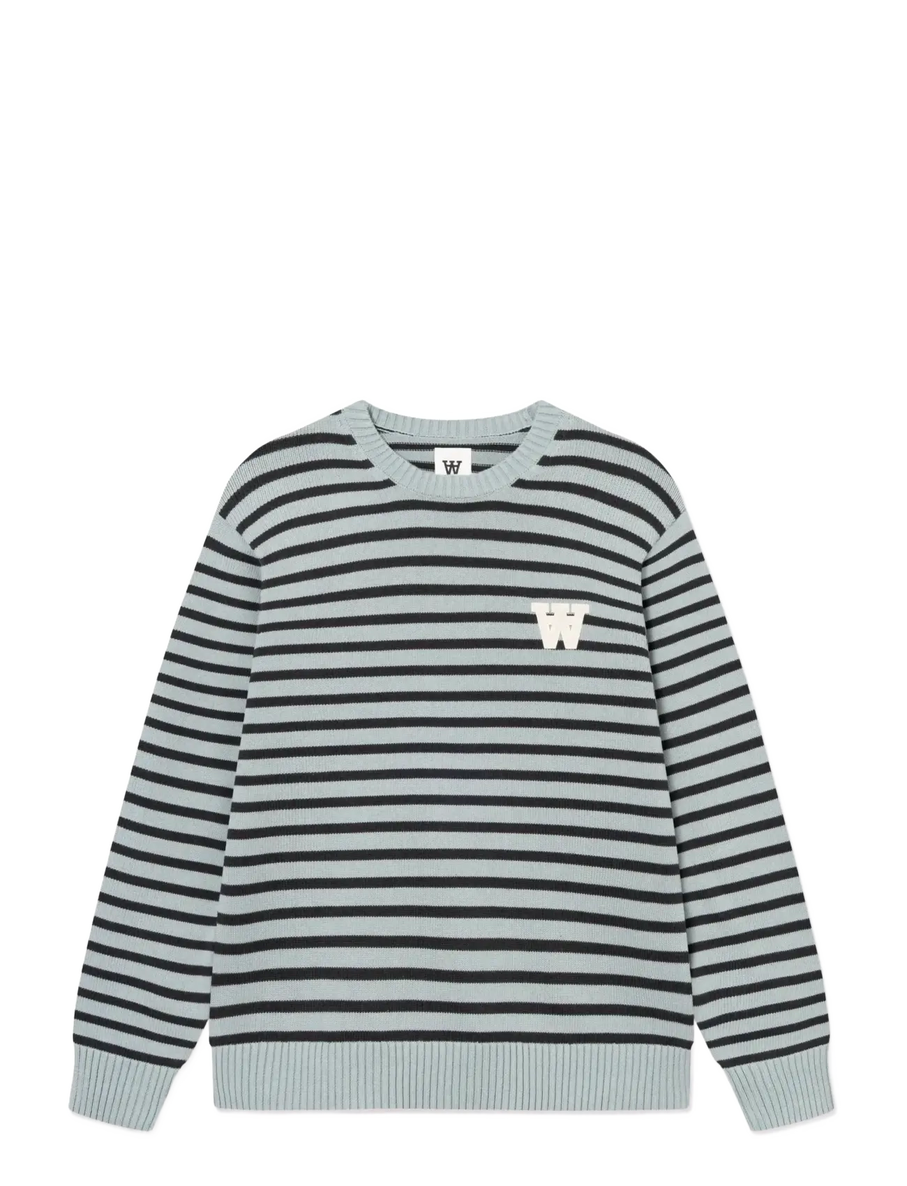 WOOD WOOD Wwtay Crew Neck St 25163 Grau - S - Herren