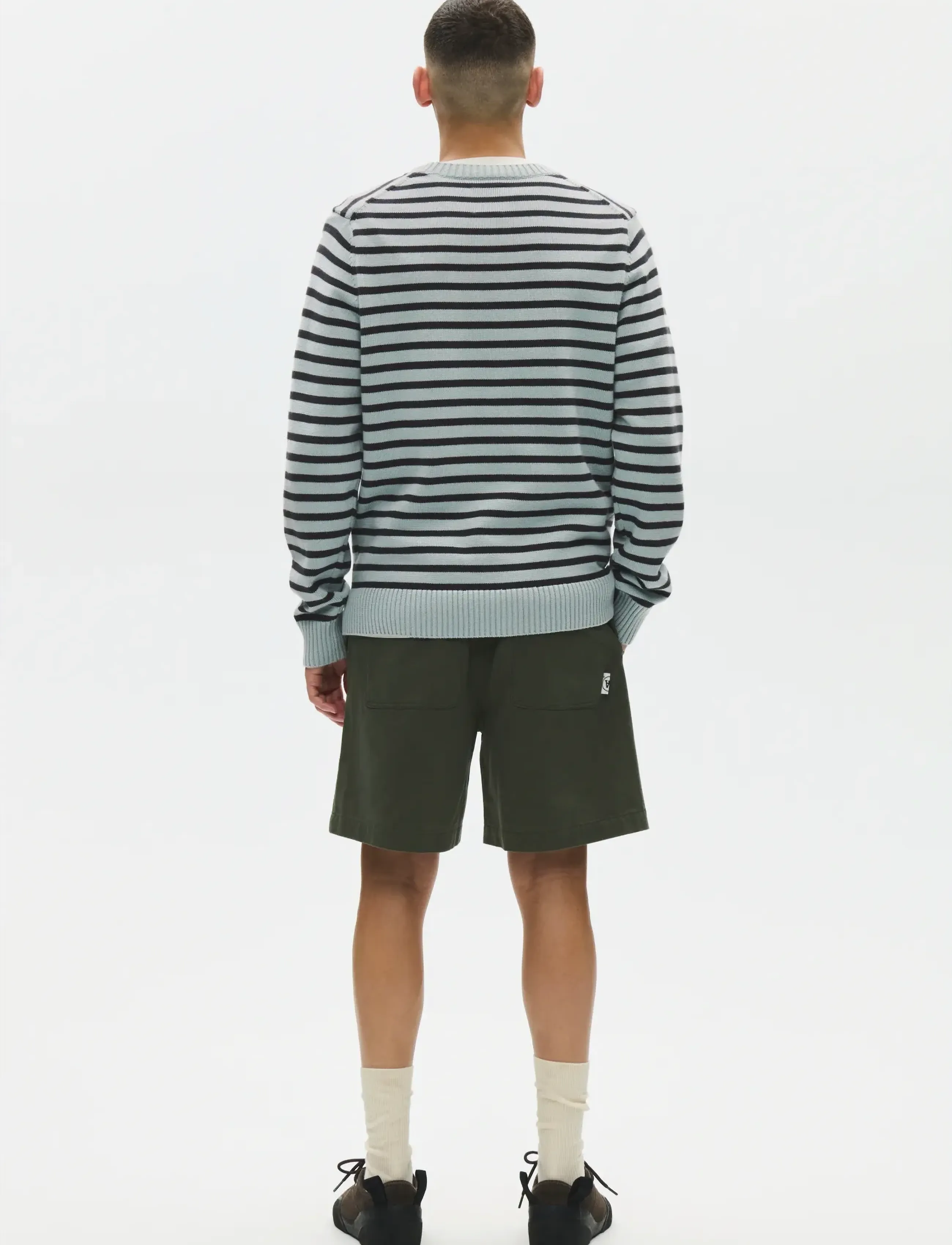 WOOD WOOD - WWTay crew neck st 25163 - rund hals - slate stripe - 2