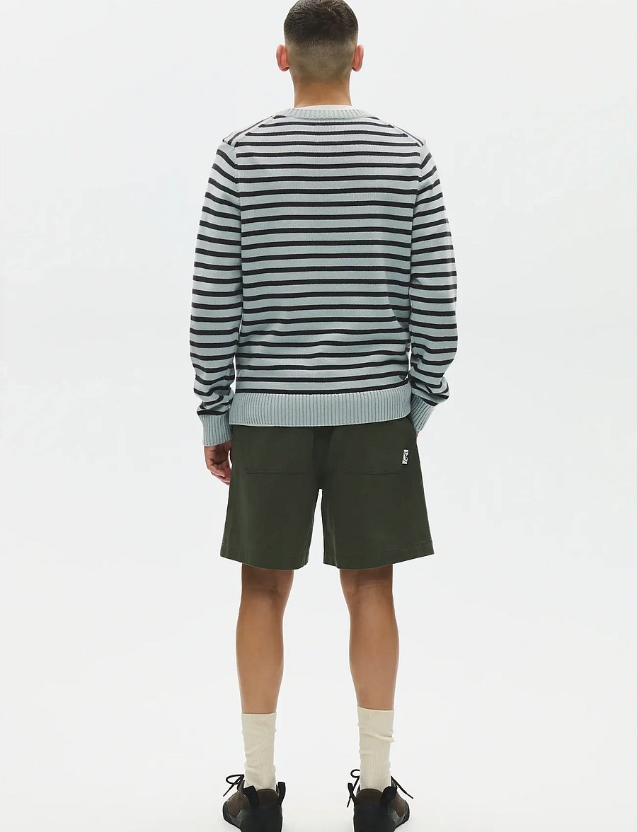 WOOD WOOD - WWTay crew neck st 25163 - round necks - slate stripe - 2