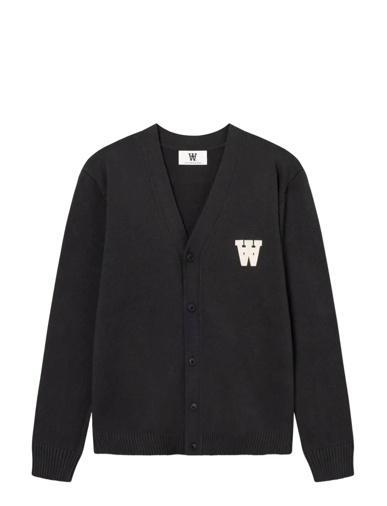 WOOD WOOD WWTay cardigan 25163 - E-smaspäev - PIRATE BLACK / black