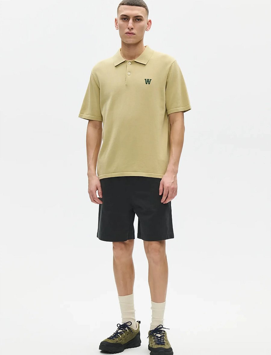WOOD WOOD - WWMikkel polo 25409 - kurzärmelig - pale olive green - 4