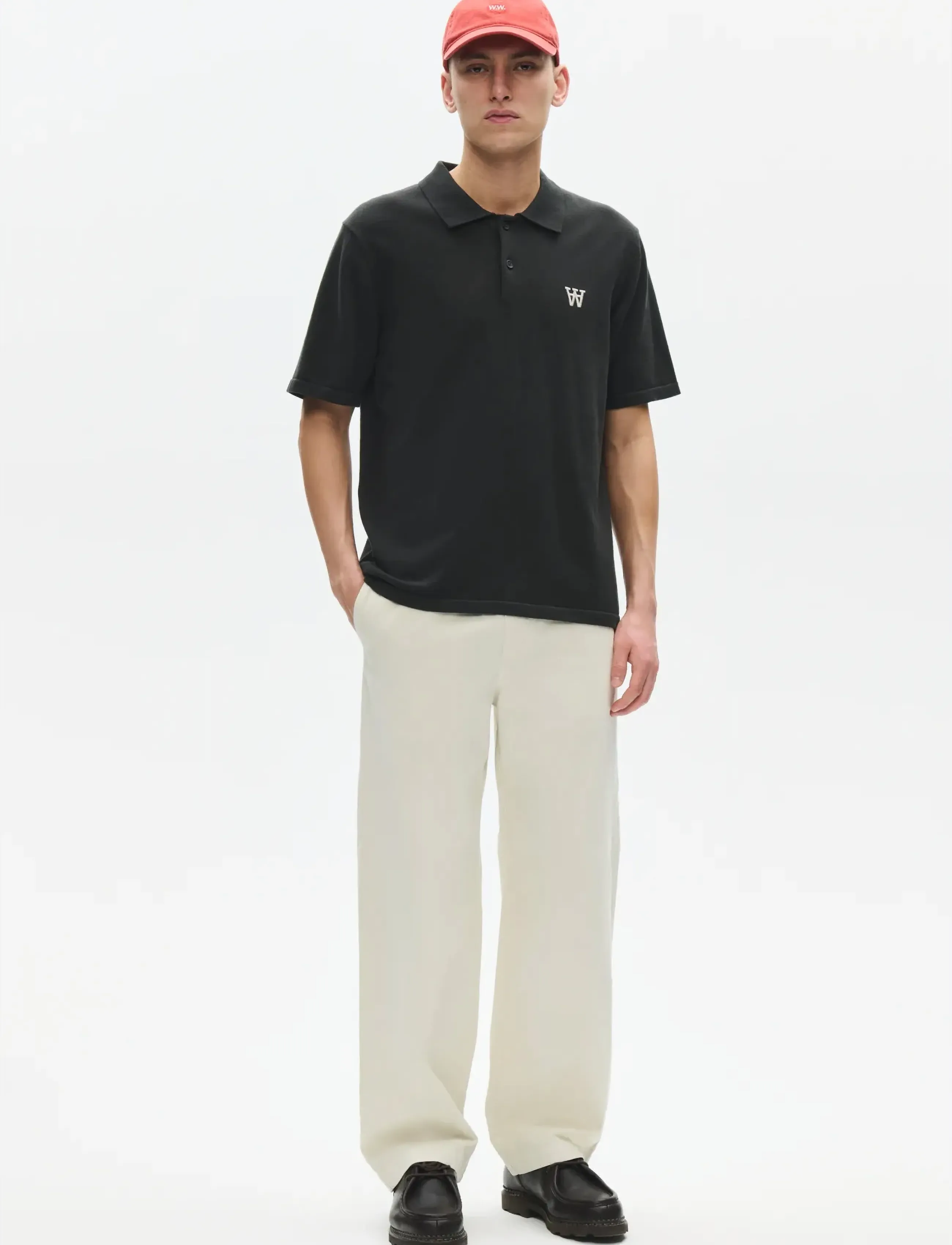 WOOD WOOD - WWMikkel polo 25409 - kortærmede poloer - pirate black - 4