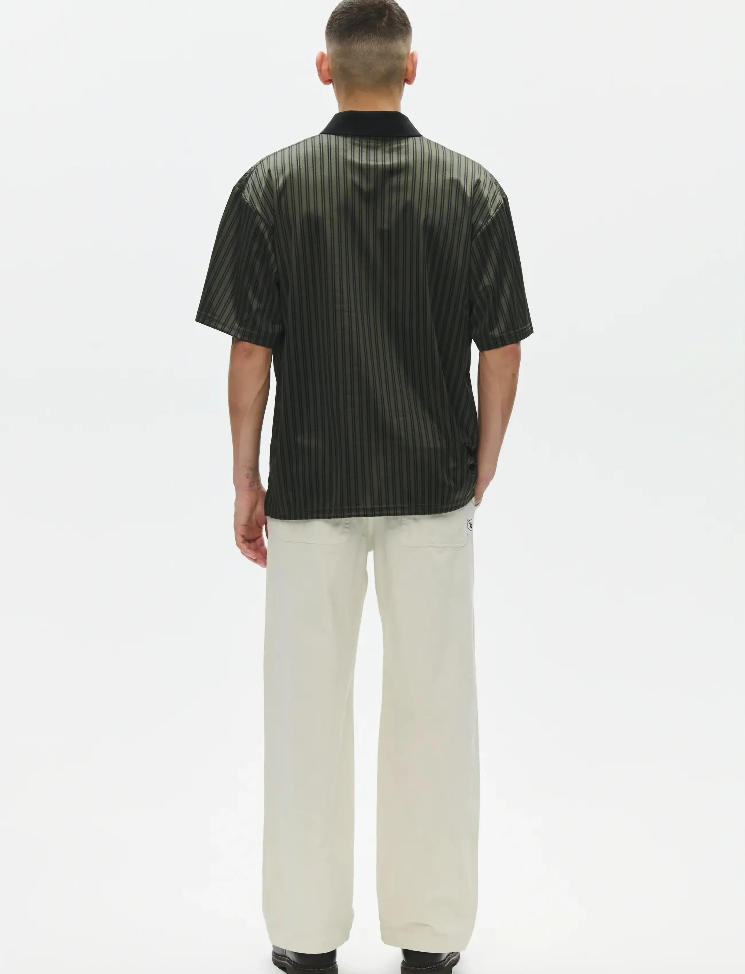 WOOD WOOD - WWLama polo 25418 - kortærmede poloer - deep depths stripe - 2