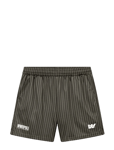 WOOD WOOD WWLama shorts 25418 - Vabaaja lühikesed püksid - DEEP DEPTHS STRIPE / khaki/green