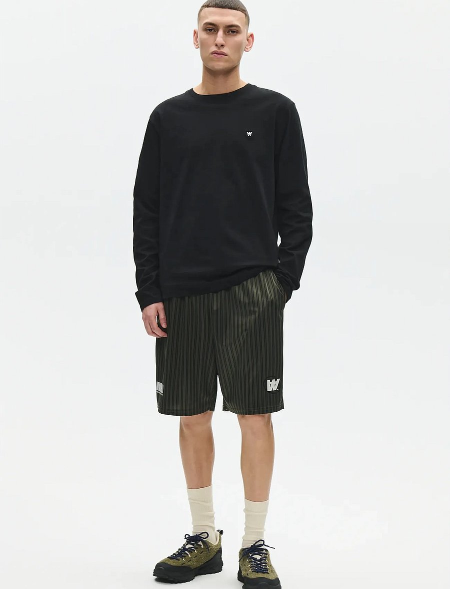 WOOD WOOD - WWLama shorts 25418 - freizeitshorts - deep depths stripe - 4