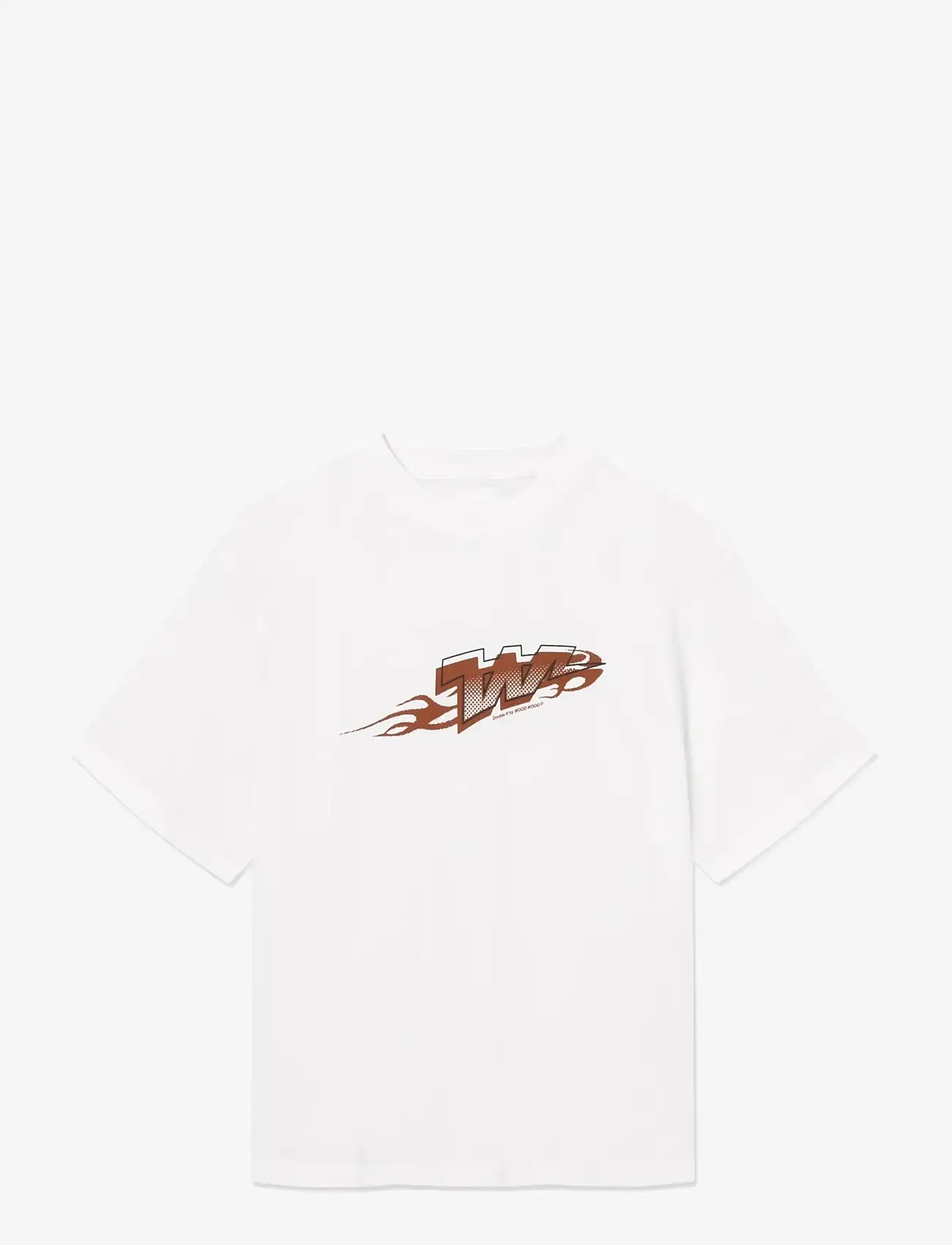 WOOD WOOD - WWLiam dio tee 25419 - kortærmede t-shirts - bright white - 1