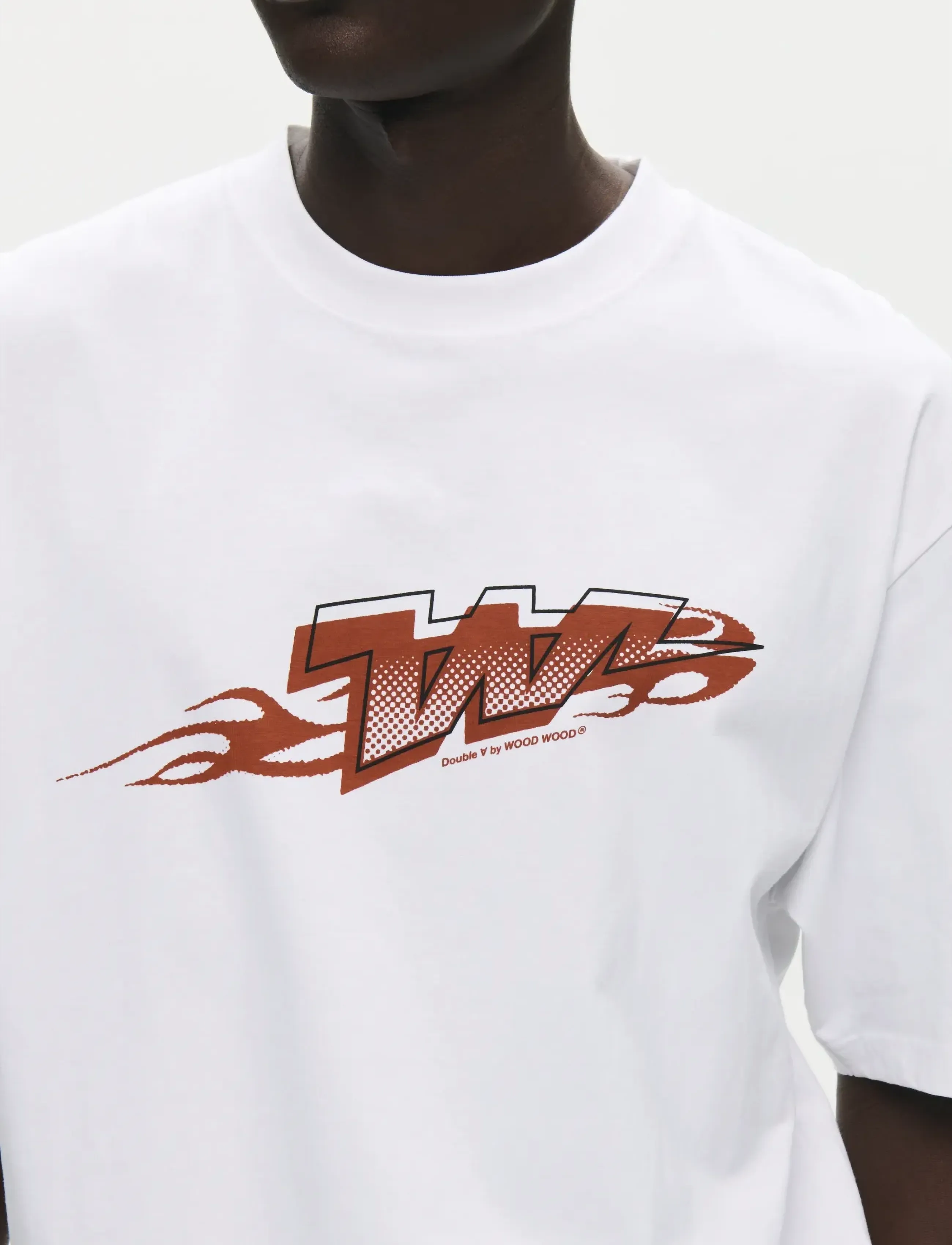 WOOD WOOD - WWLiam dio tee 25419 - short-sleeved t-shirts - bright white - 3