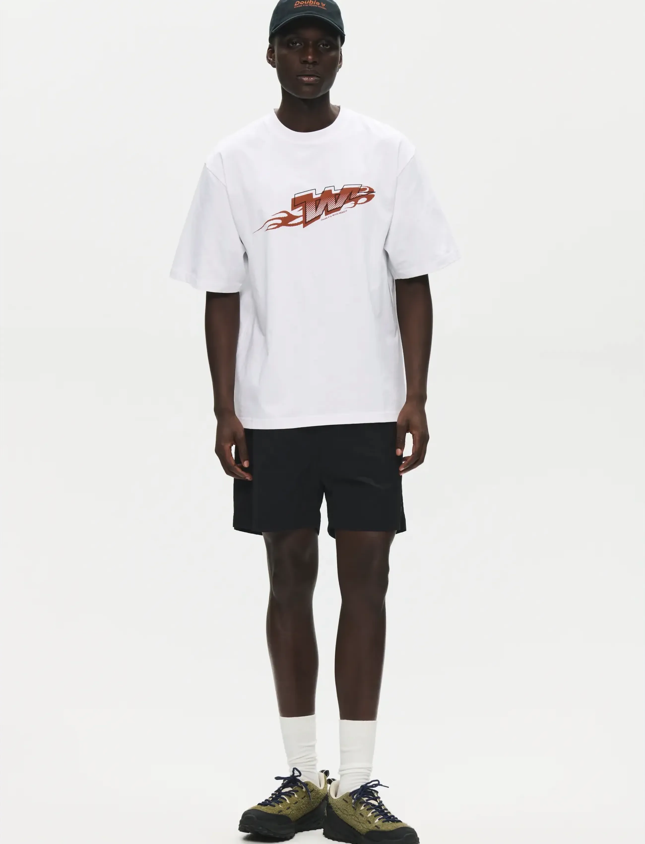 WOOD WOOD - WWLiam dio tee 25419 - short-sleeved t-shirts - bright white - 4
