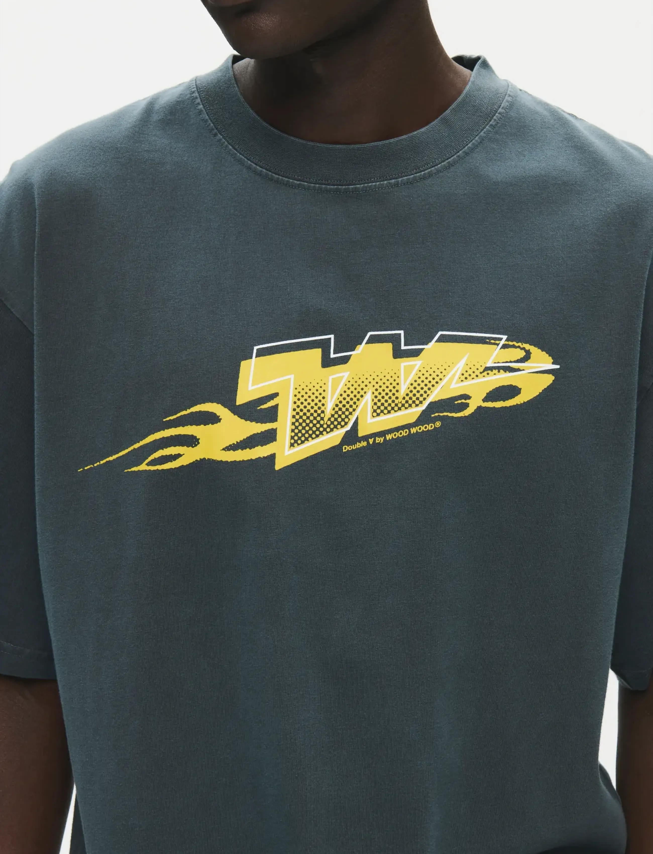 WOOD WOOD WWLiam dio tee 25419 - Collections - WASHED BLACK / black