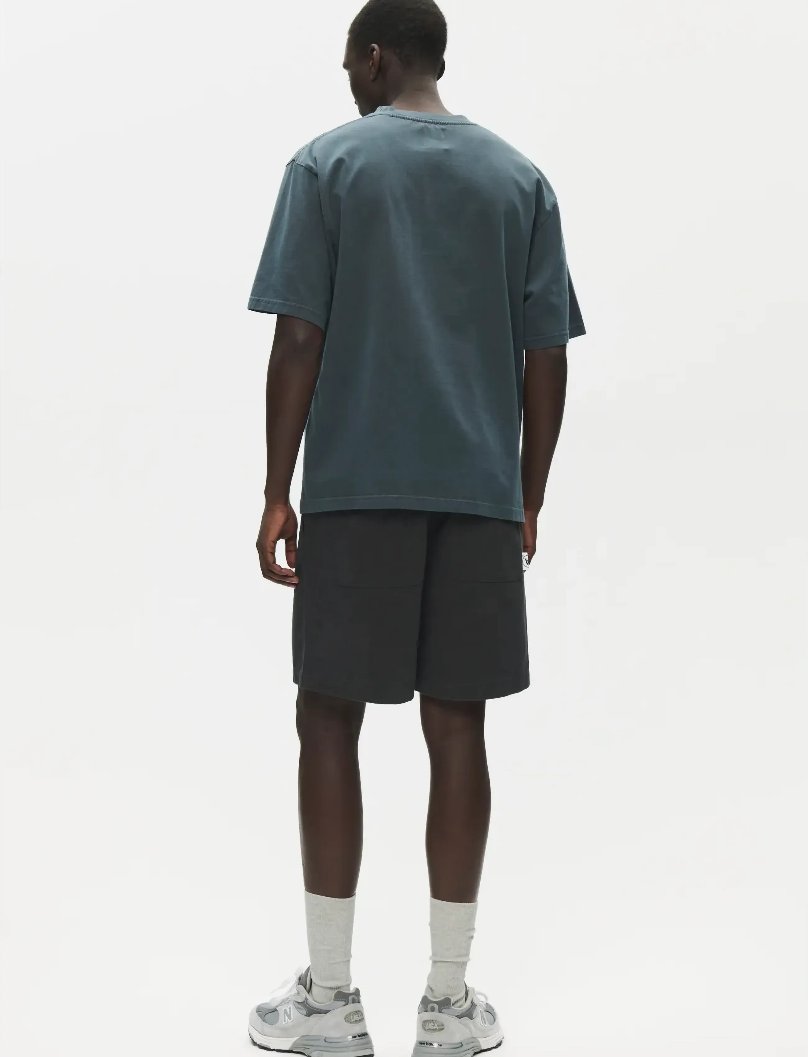 WOOD WOOD - WWLiam dio tee 25419 - kortærmede t-shirts - washed black - 2