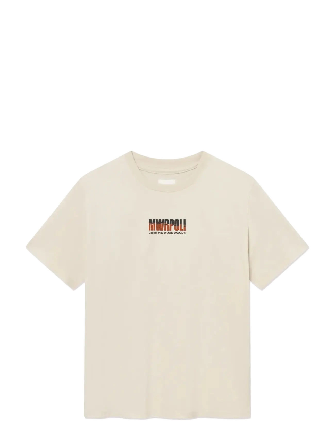 WOOD WOOD - WWAce marpoli tee 25419 - kortærmede t-shirts - silver birch - 1