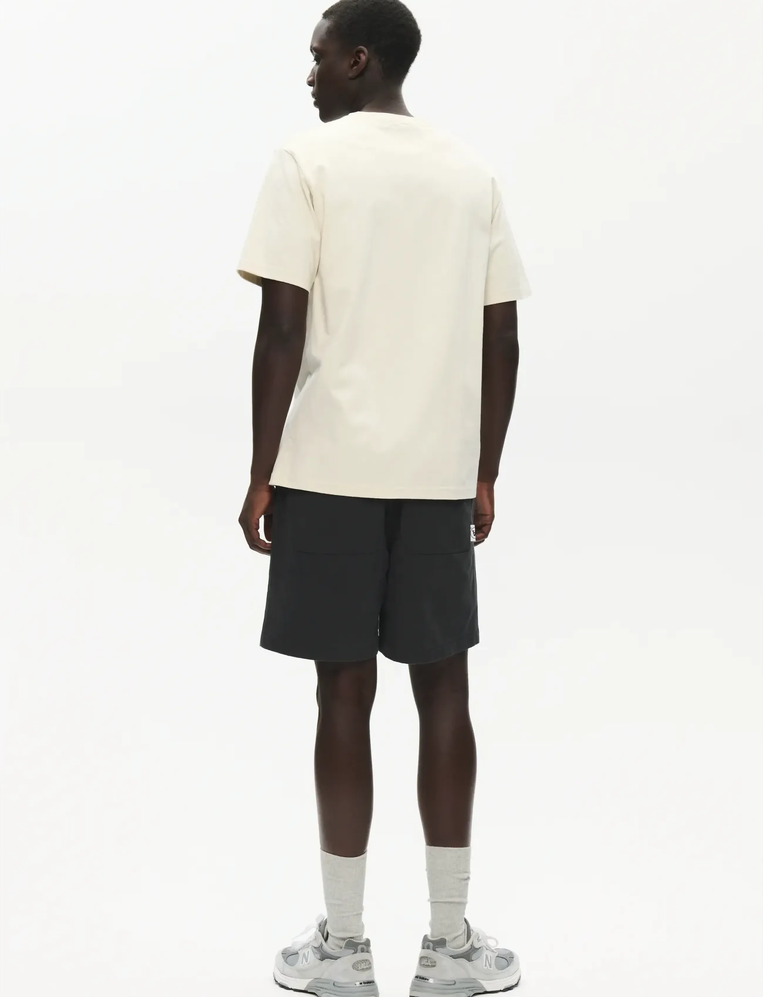 WOOD WOOD - WWAce marpoli tee 25419 - kortærmede t-shirts - silver birch - 2