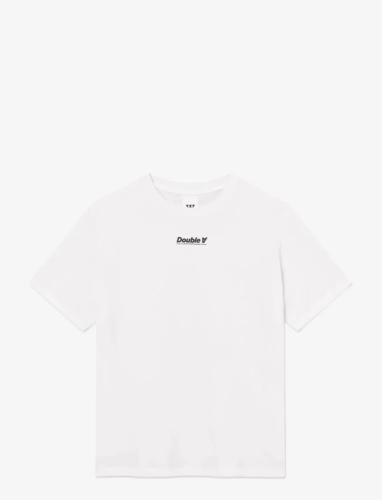 WOOD WOOD - WWAce roller tee 25074 - kortærmede t-shirts - bright white - 1