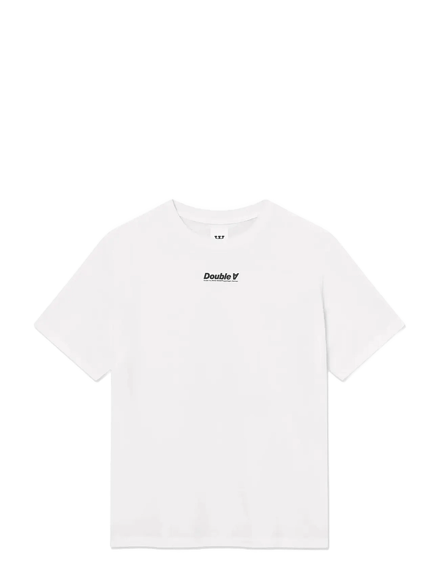 WOOD WOOD - WWAce roller tee 25074 - short-sleeved t-shirts - bright white - 1