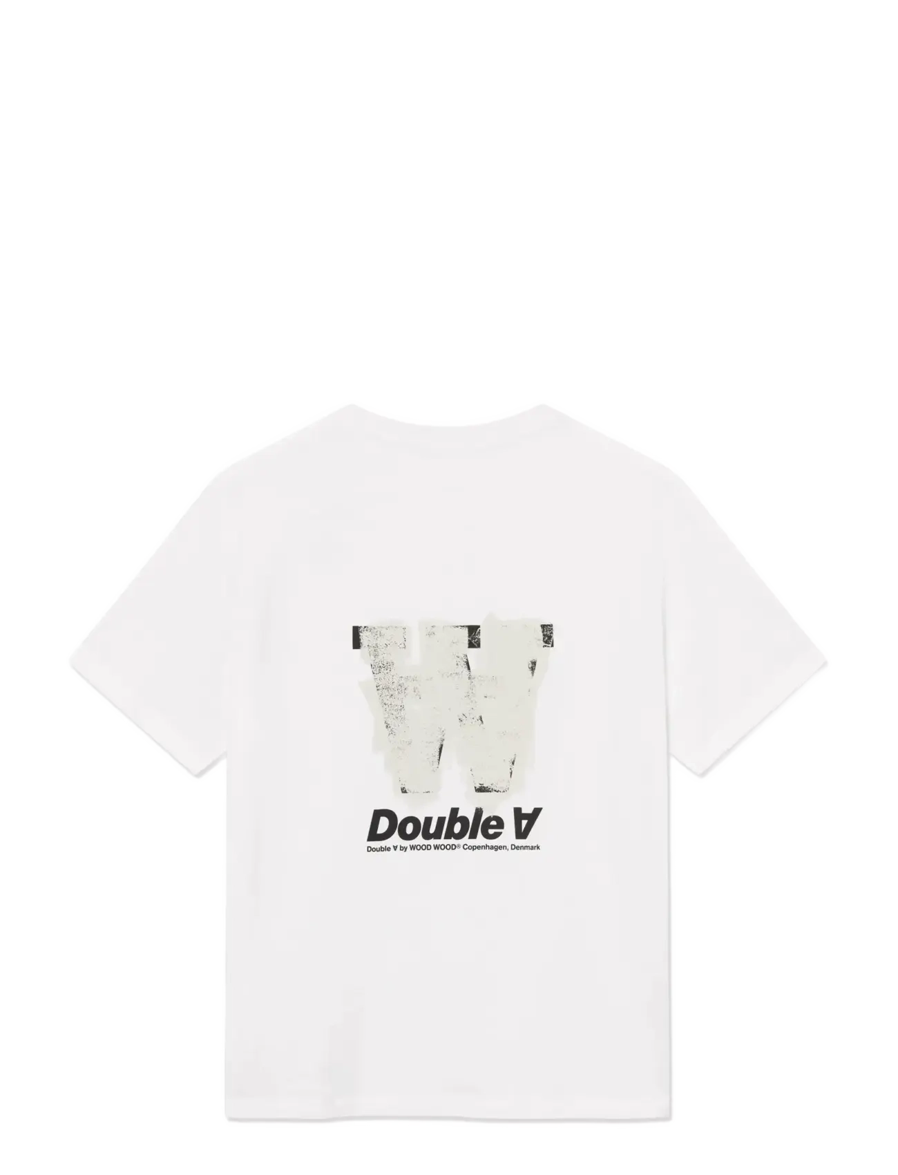 WOOD WOOD - WWAce roller tee 25074 - kortärmade t-shirts - bright white - 2