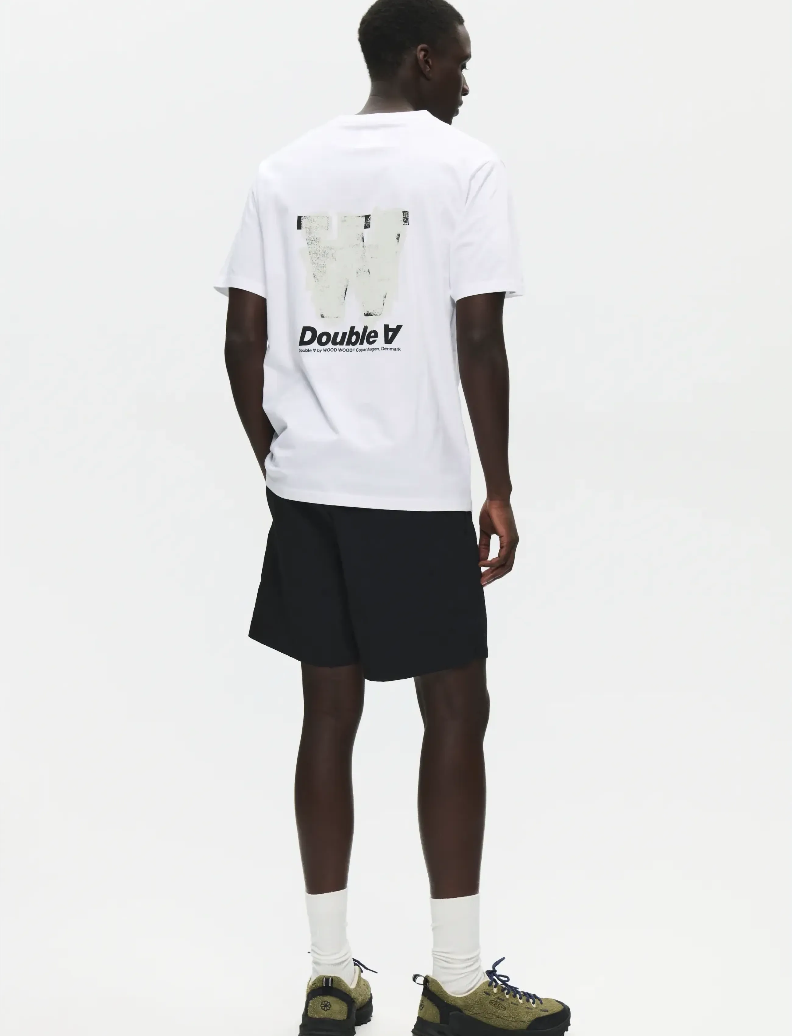 WOOD WOOD - WWAce roller tee 25074 - kortärmade t-shirts - bright white - 5