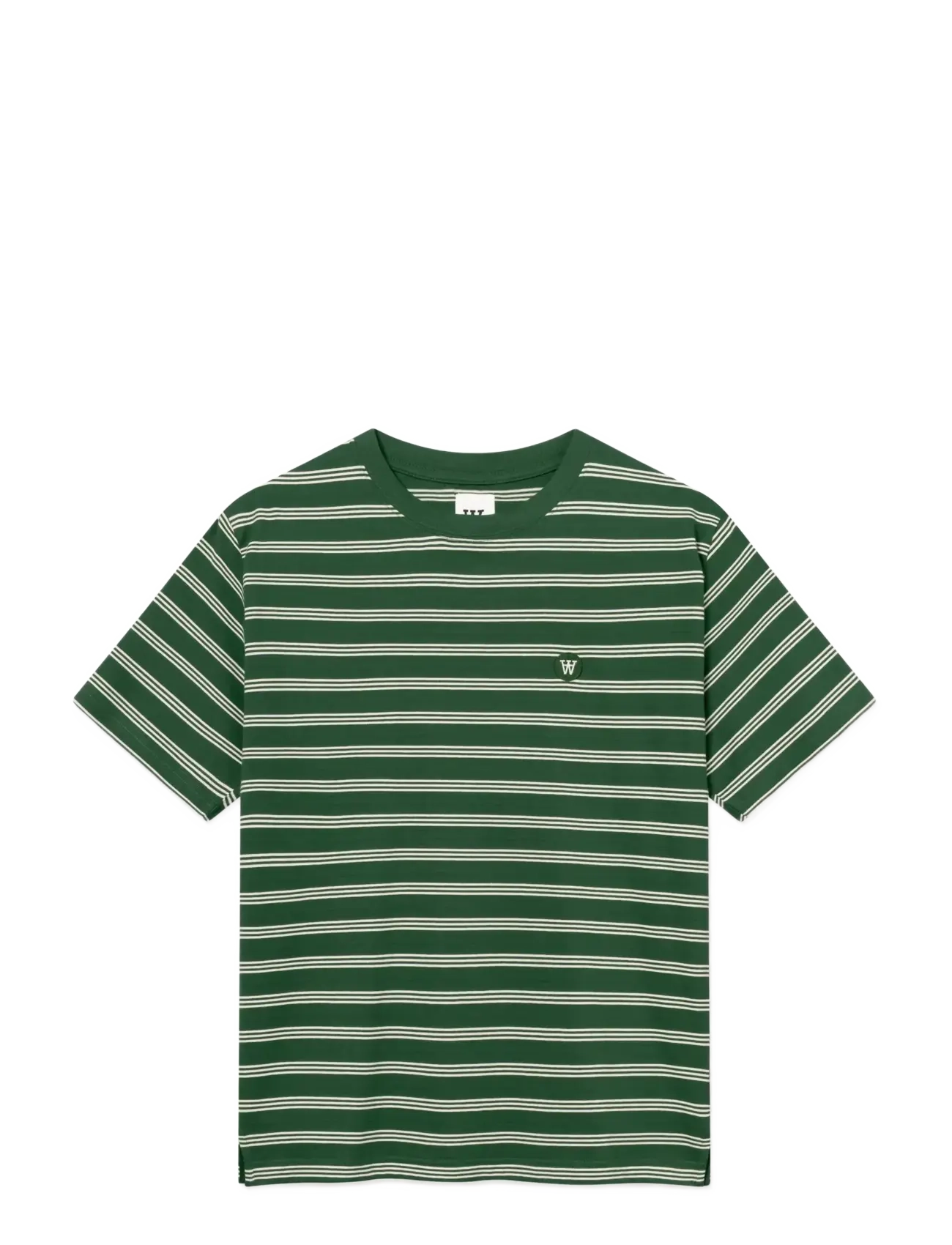 WOOD WOOD - WWEaston x tee 25381 - kortærmede t-shirts - eden stripe - 1