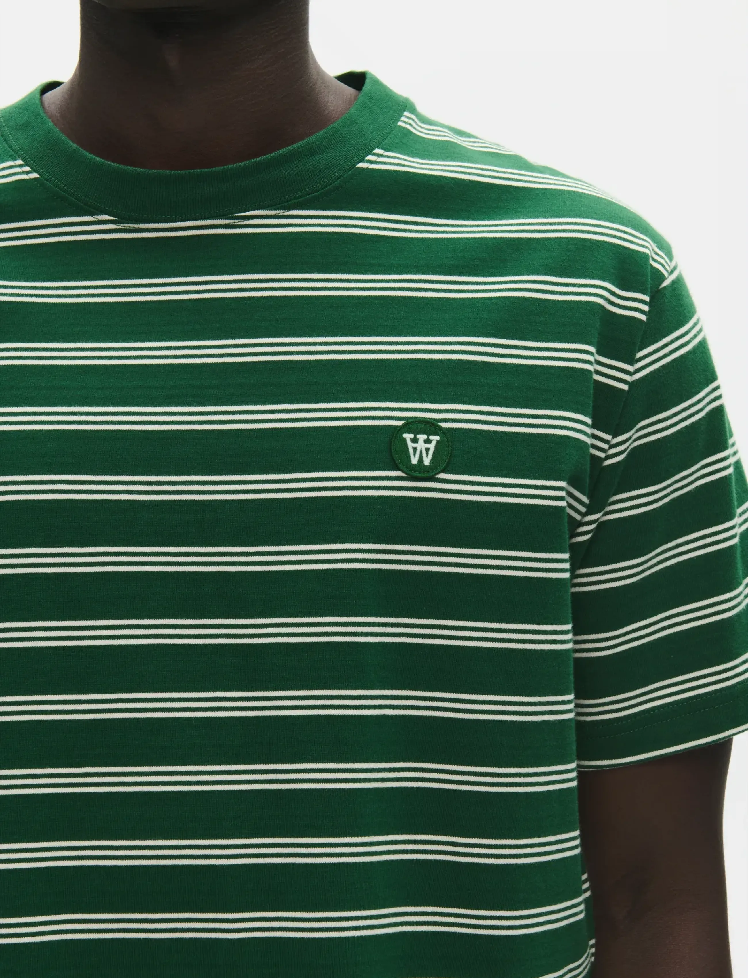 WOOD WOOD - WWEaston x tee 25381 - kortærmede t-shirts - eden stripe - 2