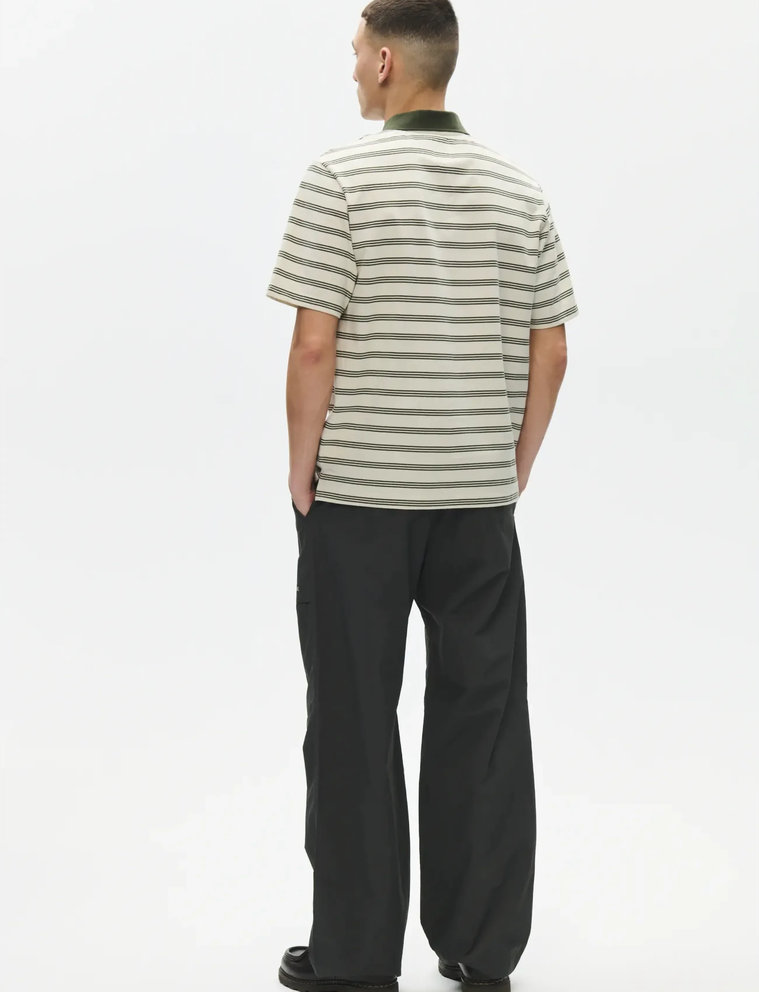 WOOD WOOD - WWColton x polo 25381 - kurzärmelig - silver birch stripe - 3