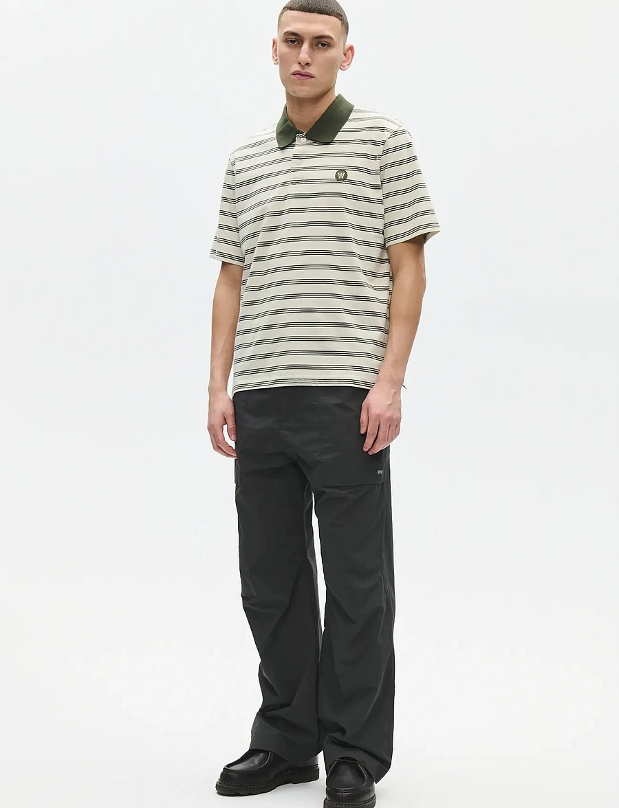 WOOD WOOD - WWColton x polo 25381 - kurzärmelig - silver birch stripe - 4