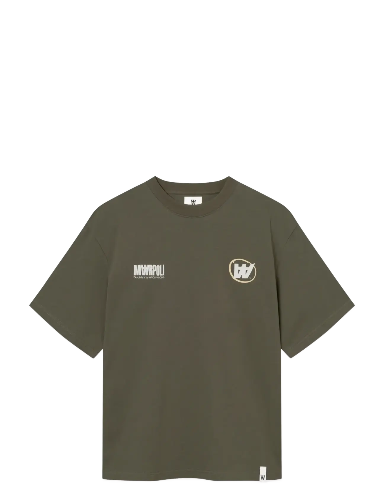 WOOD WOOD Wwliam Team Tee 25431 Khaki - S - Herren