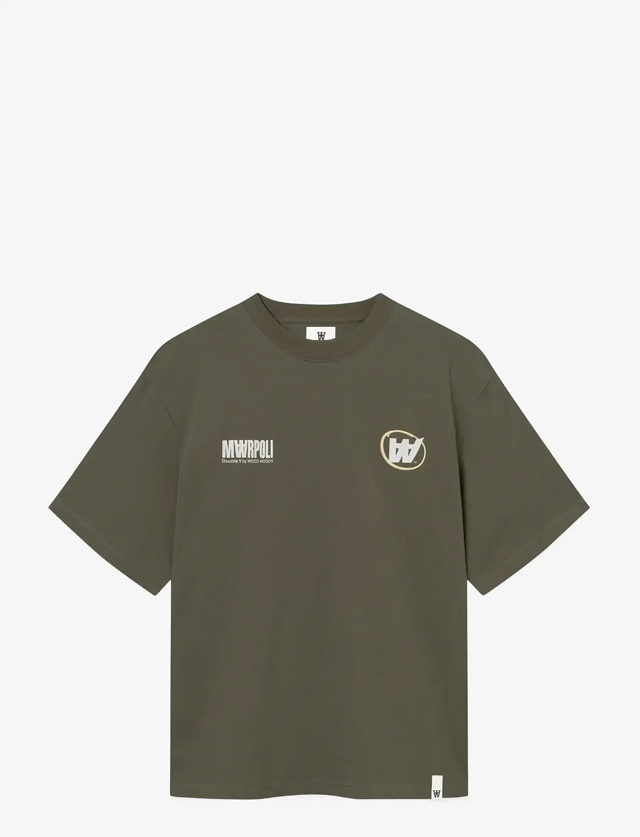 WOOD WOOD - WWLiam team tee 25431 - lühikeste varrukatega t-särgid - deep depths - 1